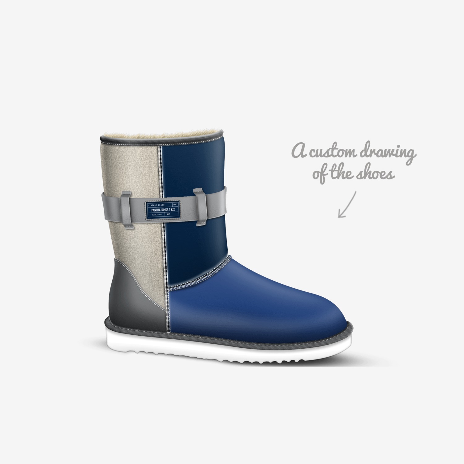 Pantha-Kinka T Kix custom made in Italy shoes by Kinka T Kix | Sketch view