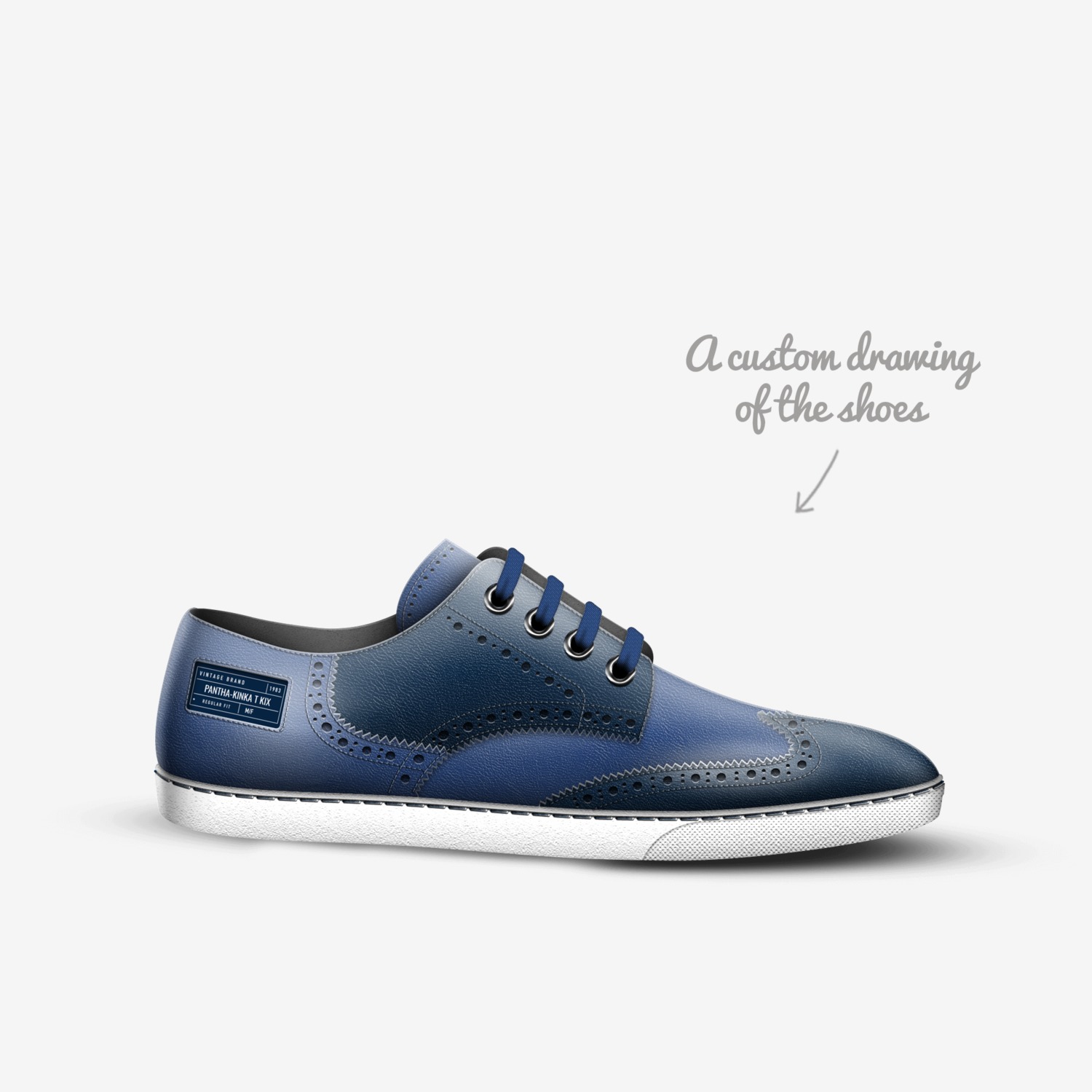 Pantha-Kinka T Kix custom made in Italy shoes by Kinka T Kix | Sketch view