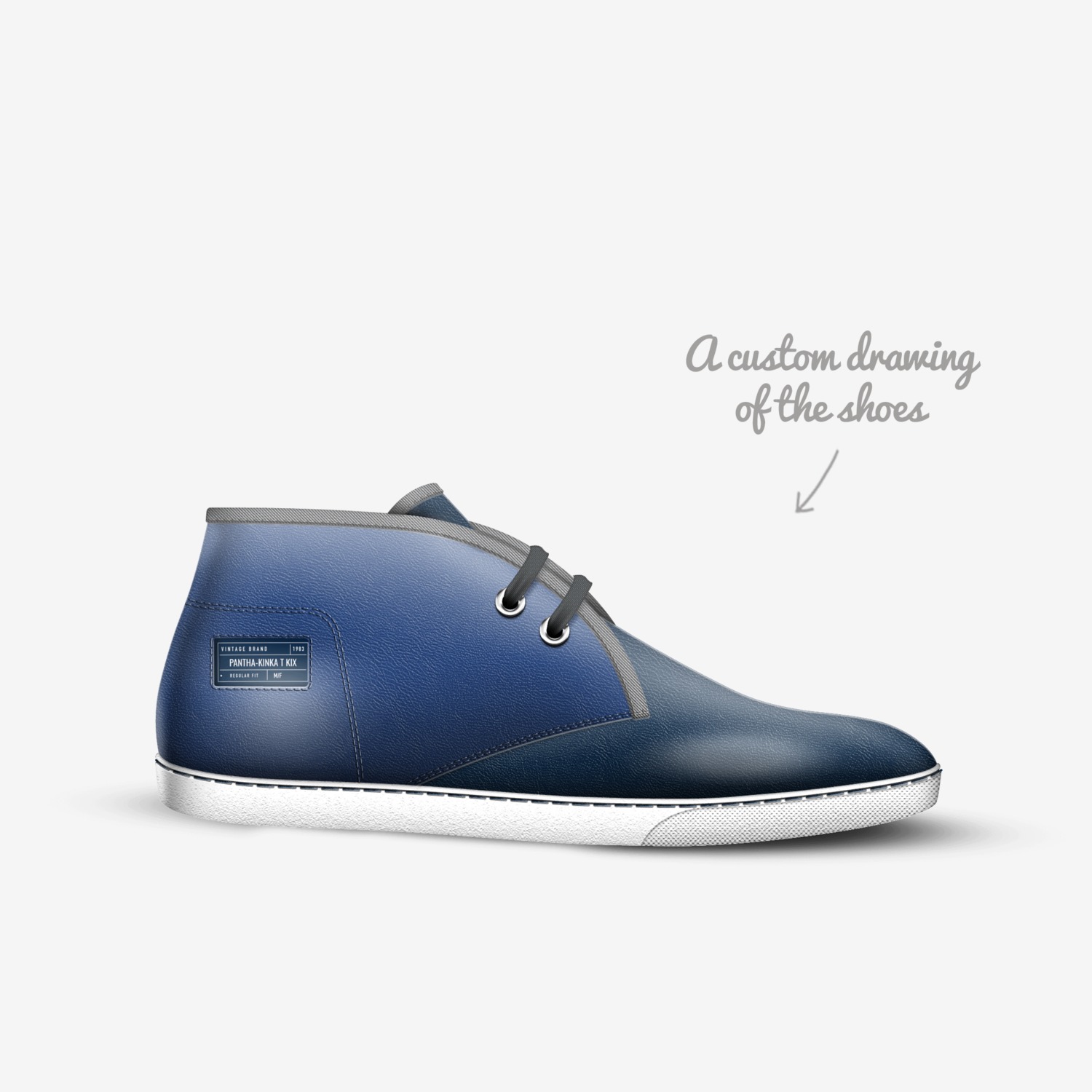 Pantha-Kinka T Kix custom made in Italy shoes by Kinka T Kix | Sketch view