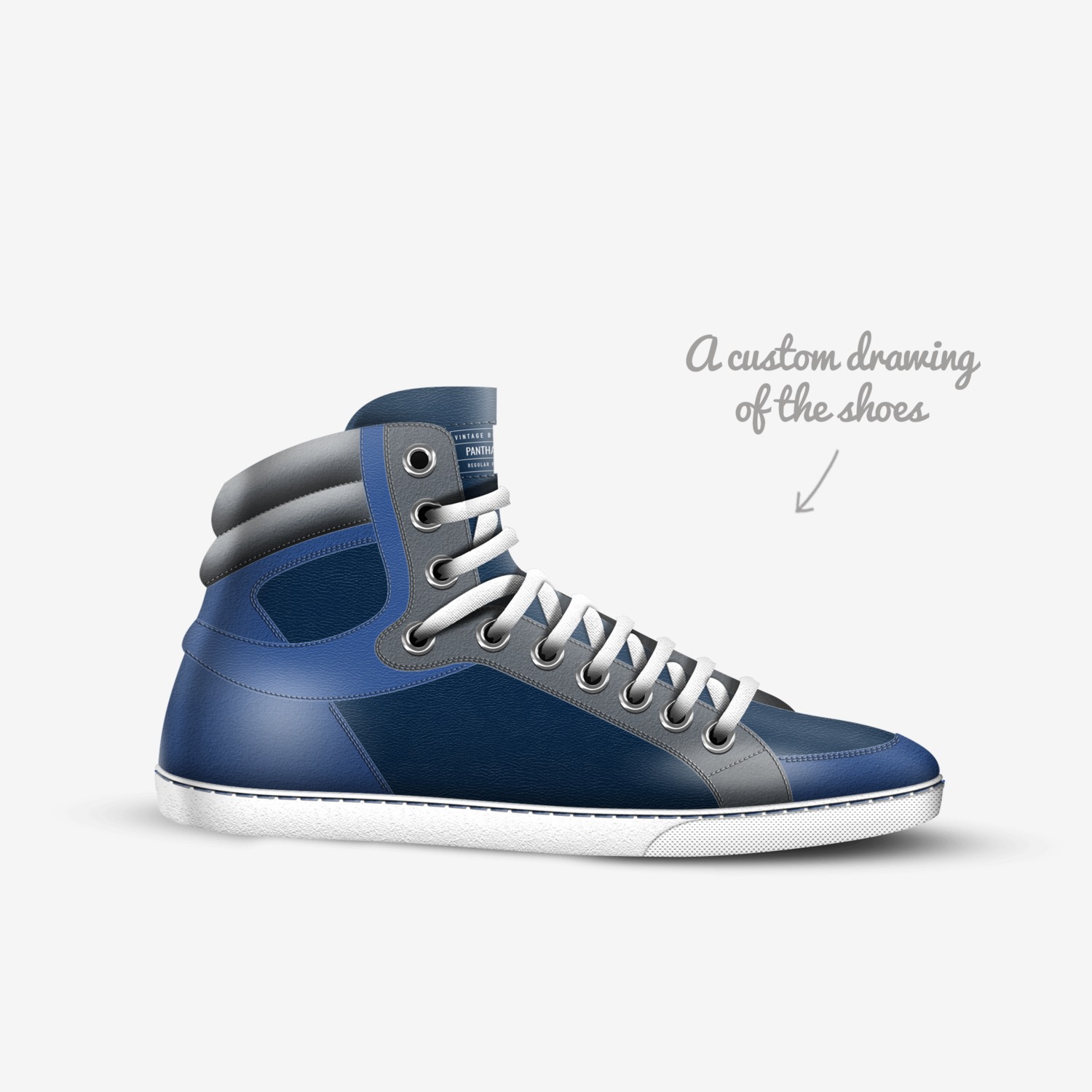 Pantha-Kinka T Kix custom made in Italy shoes by Kinka T Kix | Sketch view