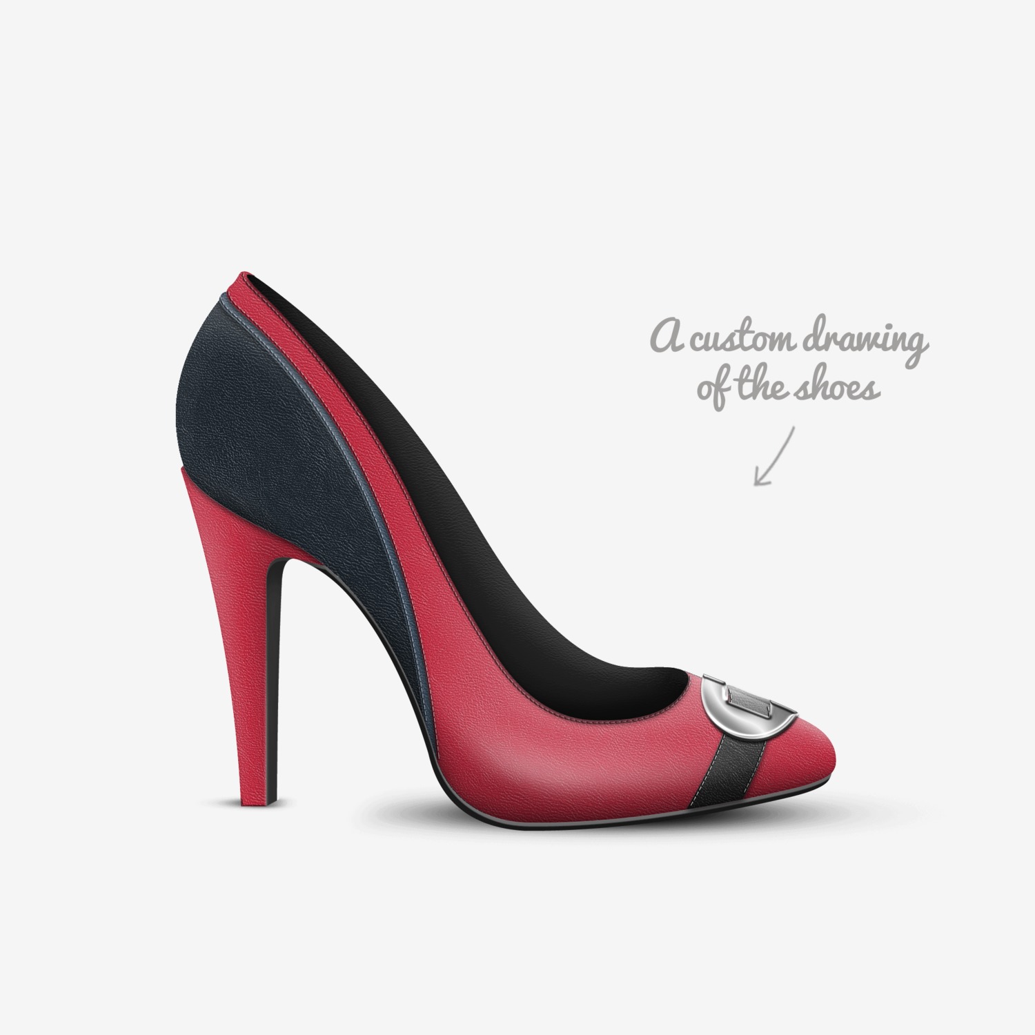 Alfo custom made in Italy shoes by Allen Lee Fogleson | Sketch view