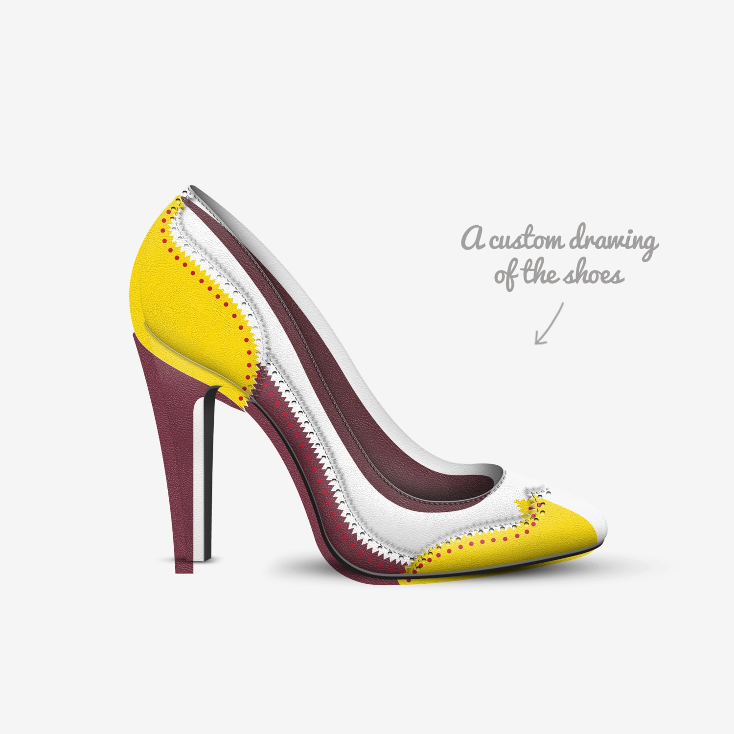 Trojan-Kinka T Kix custom made in Italy shoes by Kinka T Kix | Sketch view
