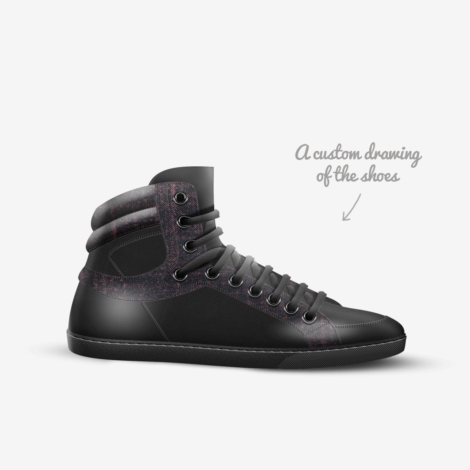 Melrose custom made in Italy shoes by Lonnie Rogers | Sketch view