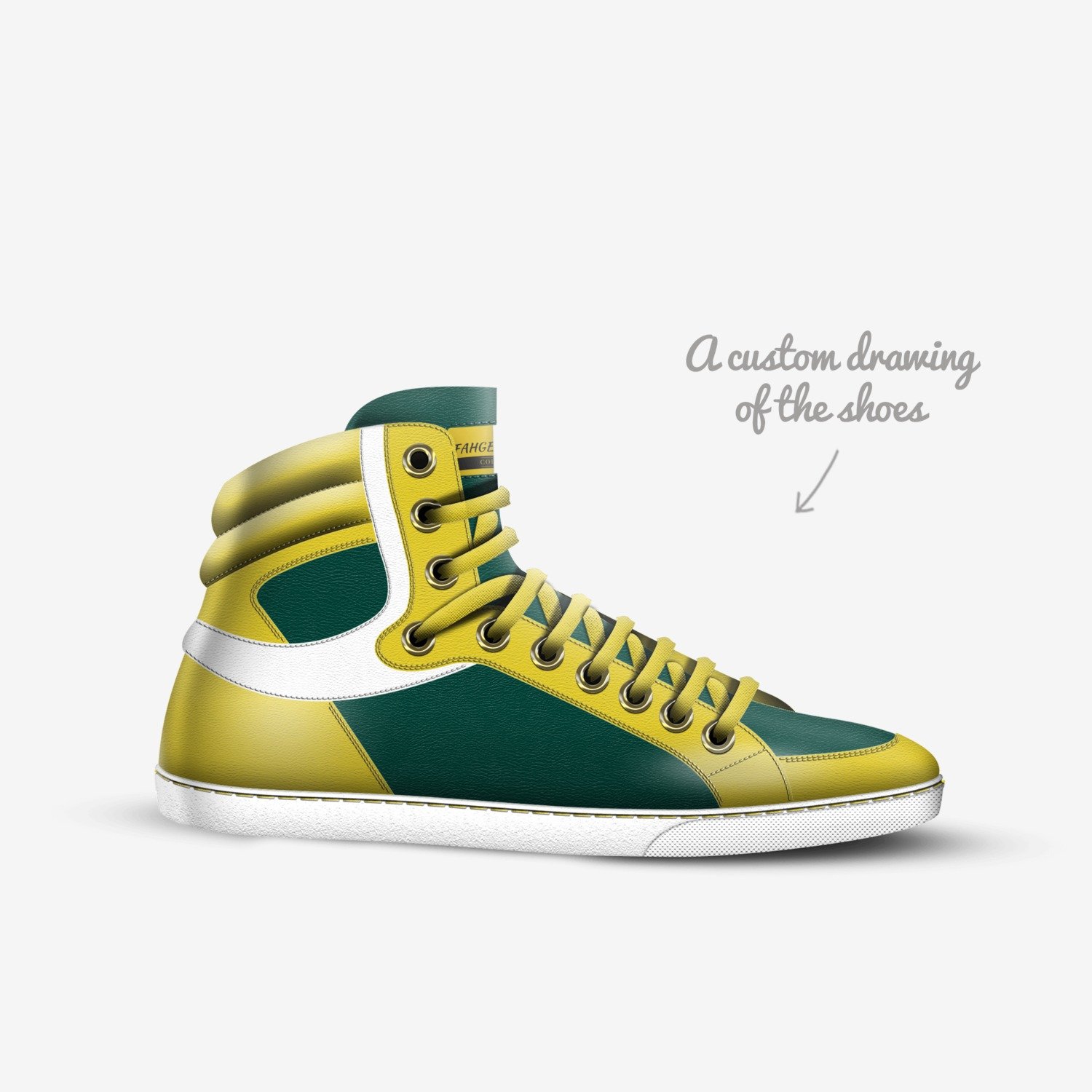 Cheddar custom made in Italy shoes by Scott Thomas | Sketch view