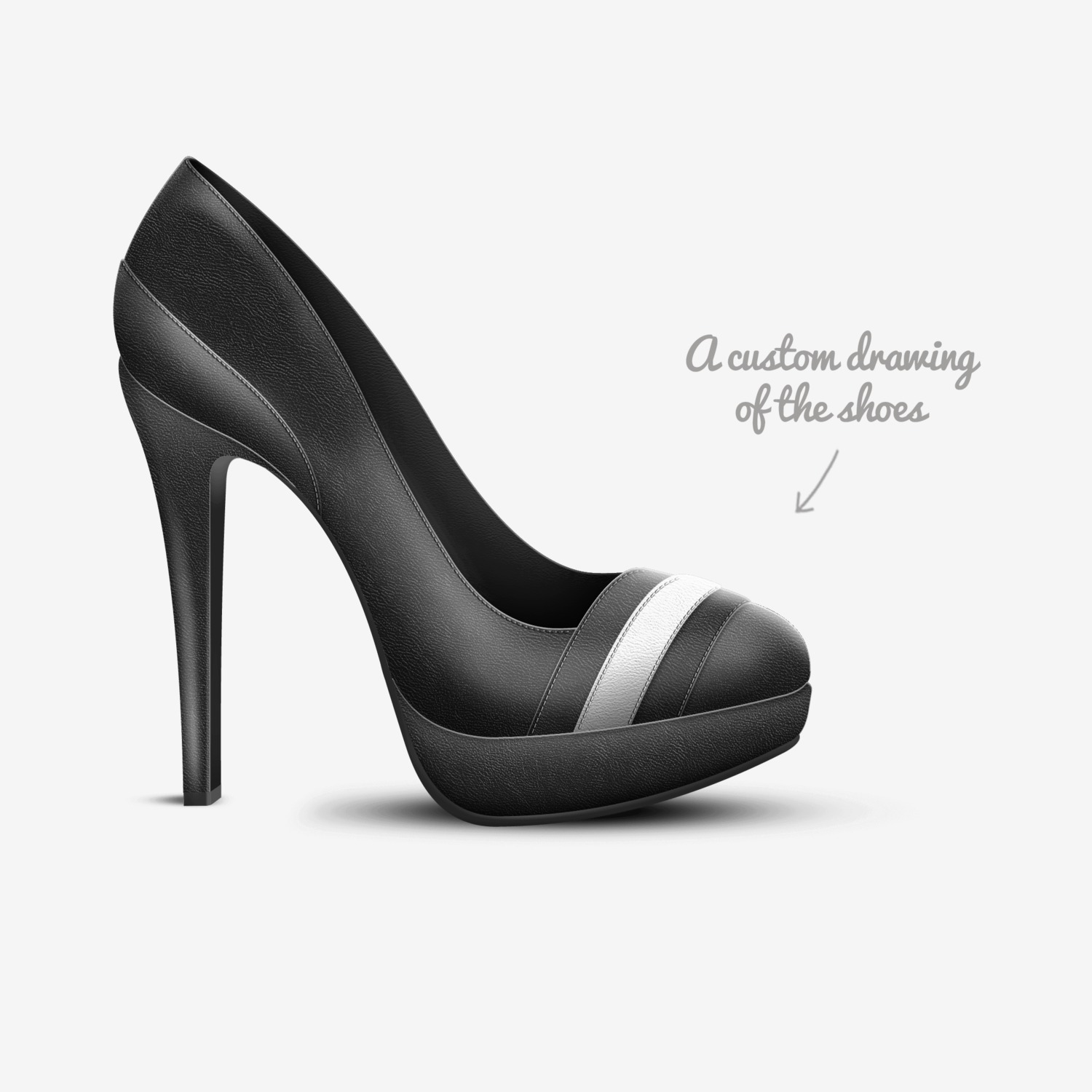 DM1000 custom made in Italy shoes by Kvn Elvn | Sketch view