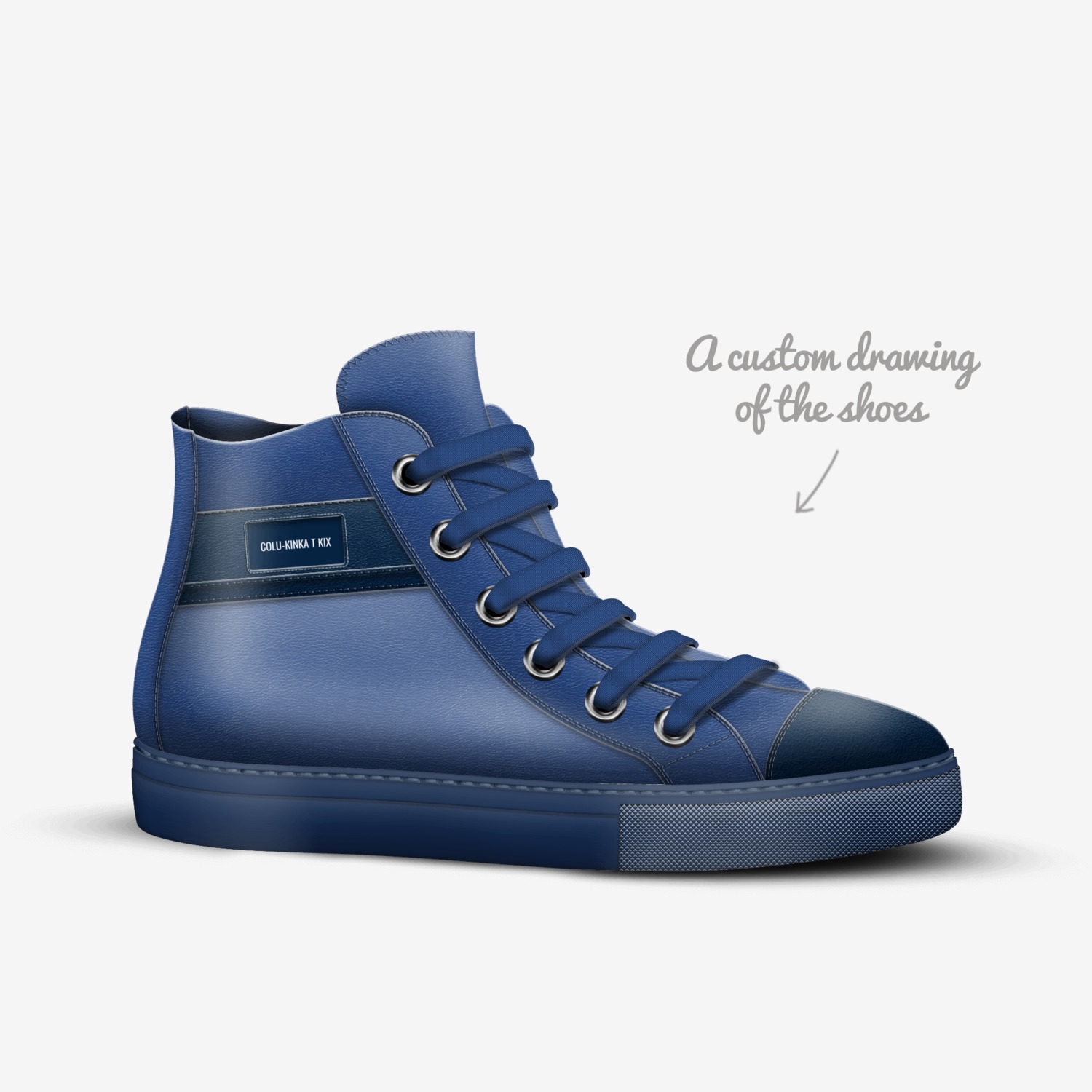 Colu-Kinka T Kix custom made in Italy shoes by Kinka T Kix | Sketch view