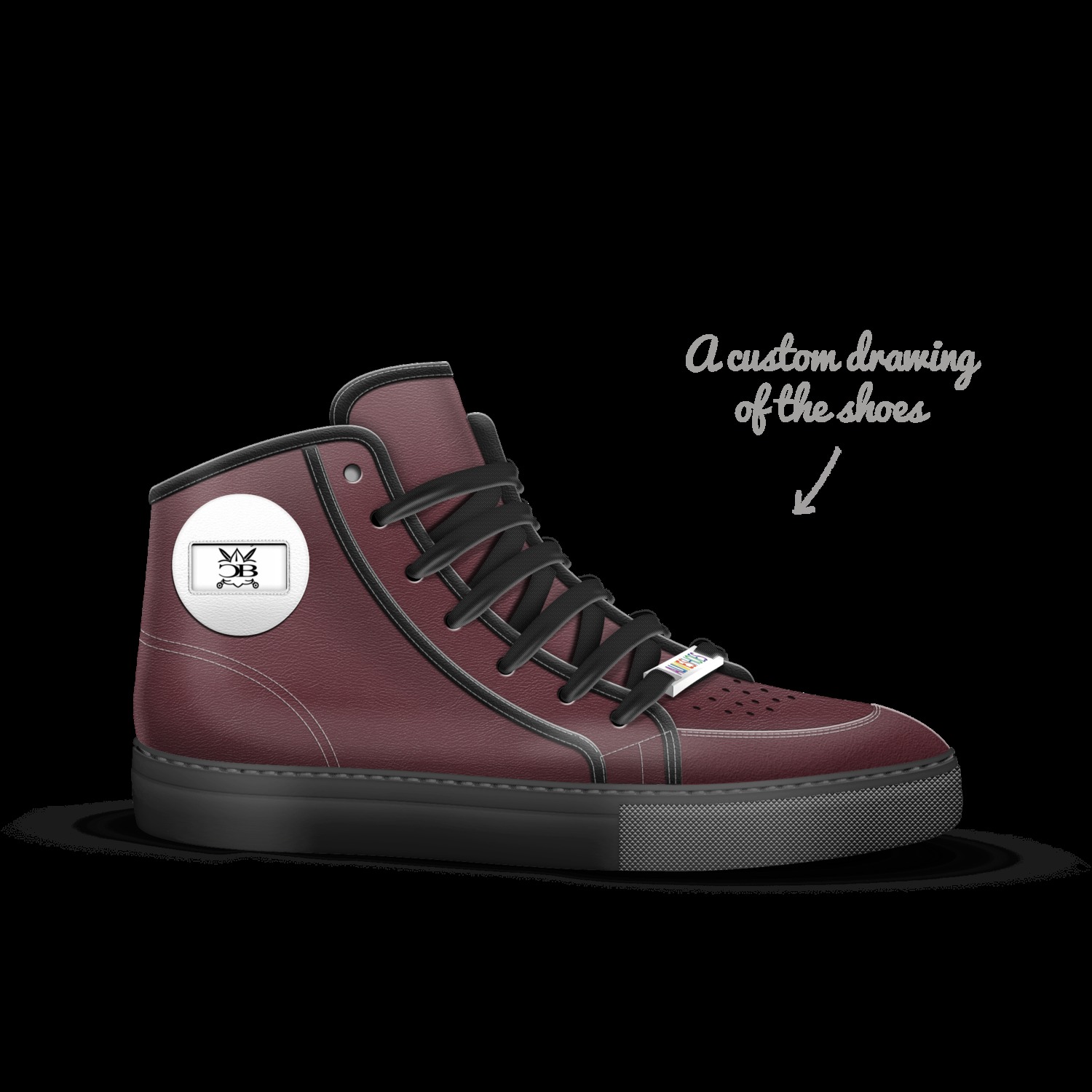 Clovis slip on high top sneakers store