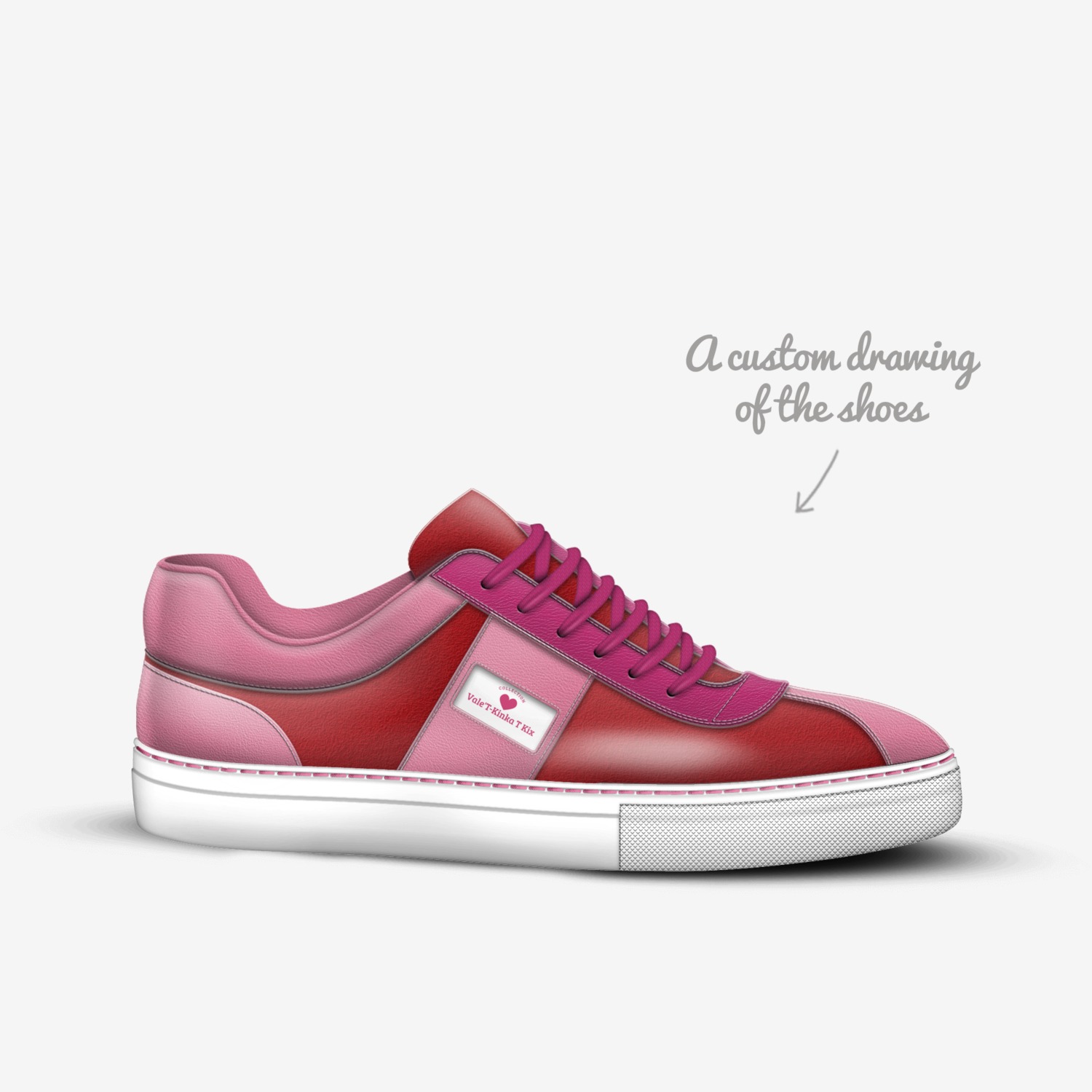 Vale'T-Kinka T Kix custom made in Italy shoes by Kinka T Kix | Sketch view