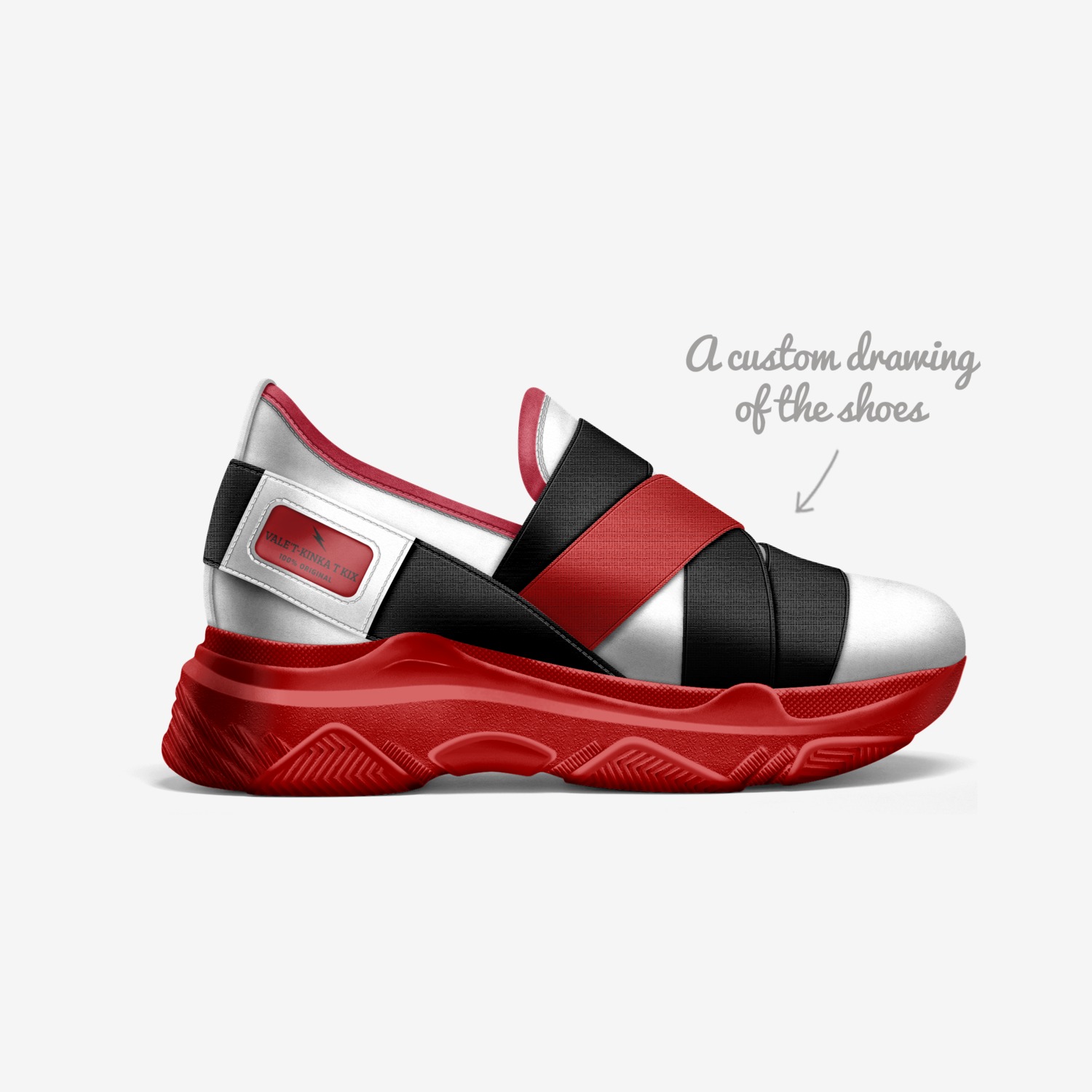 Aizazi-Kinka T Kix custom made in Italy shoes by Kinka T Kix | Sketch view