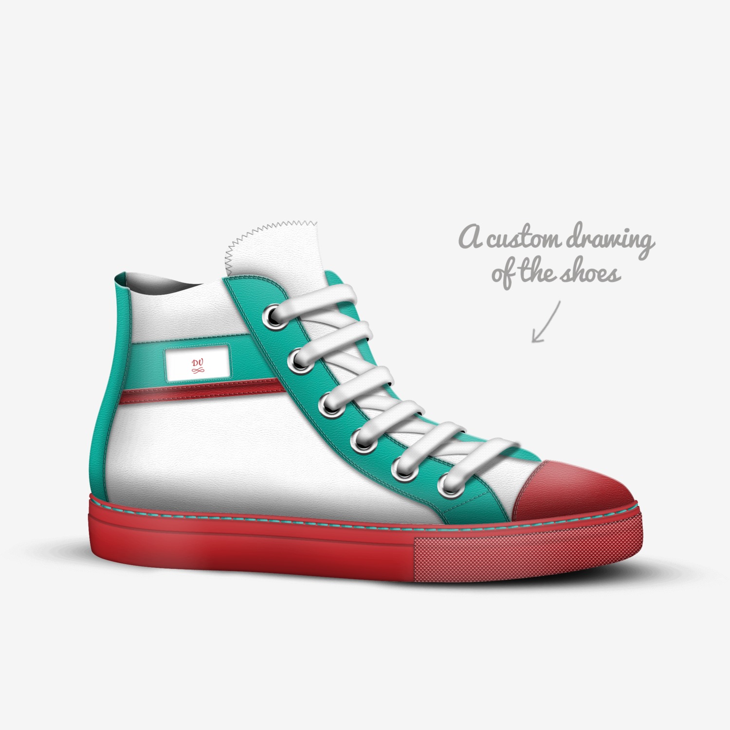 DV custom made in Italy shoes by Shanquita Weatherspoon | Sketch view