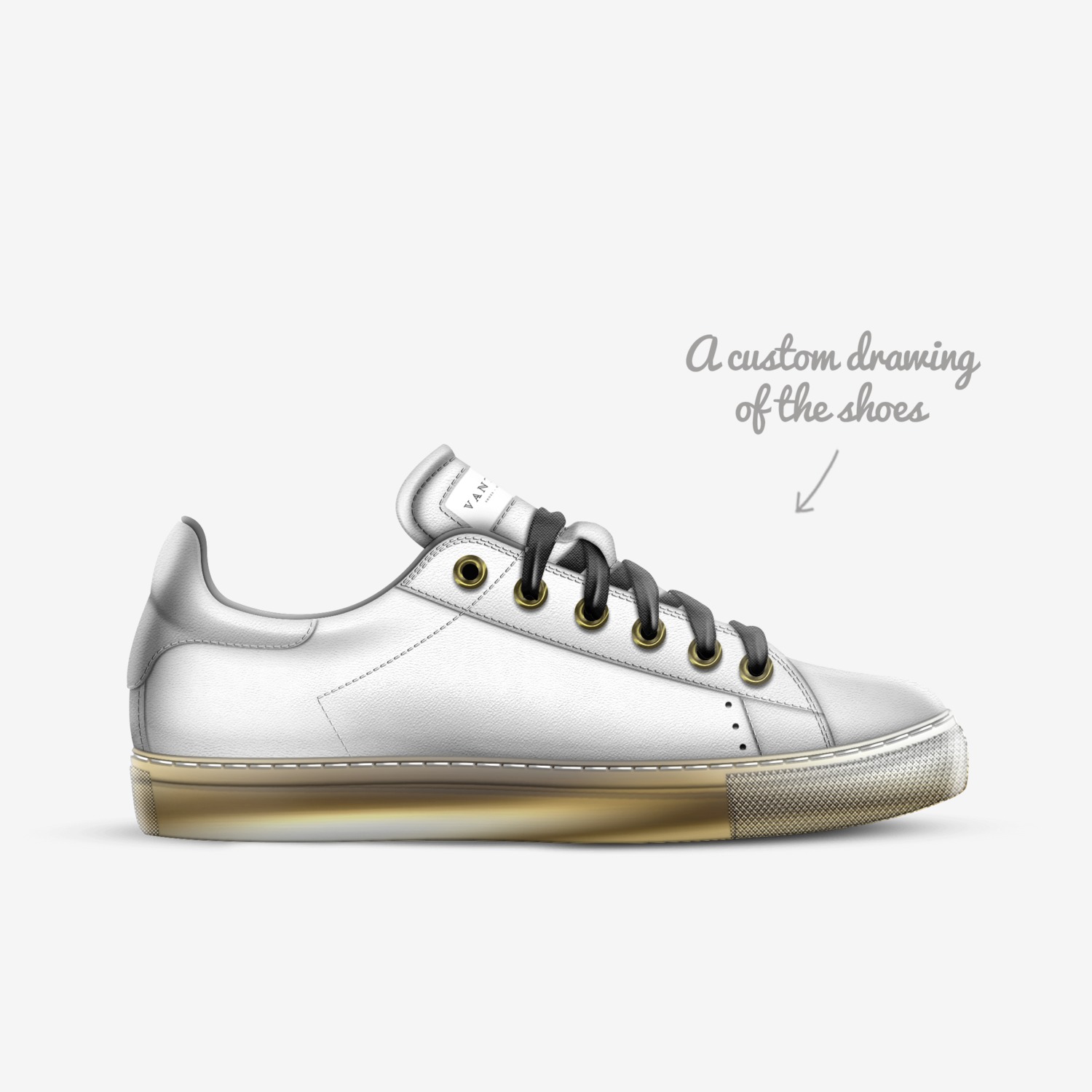 c1 custom made in Italy shoes by D De | Sketch view