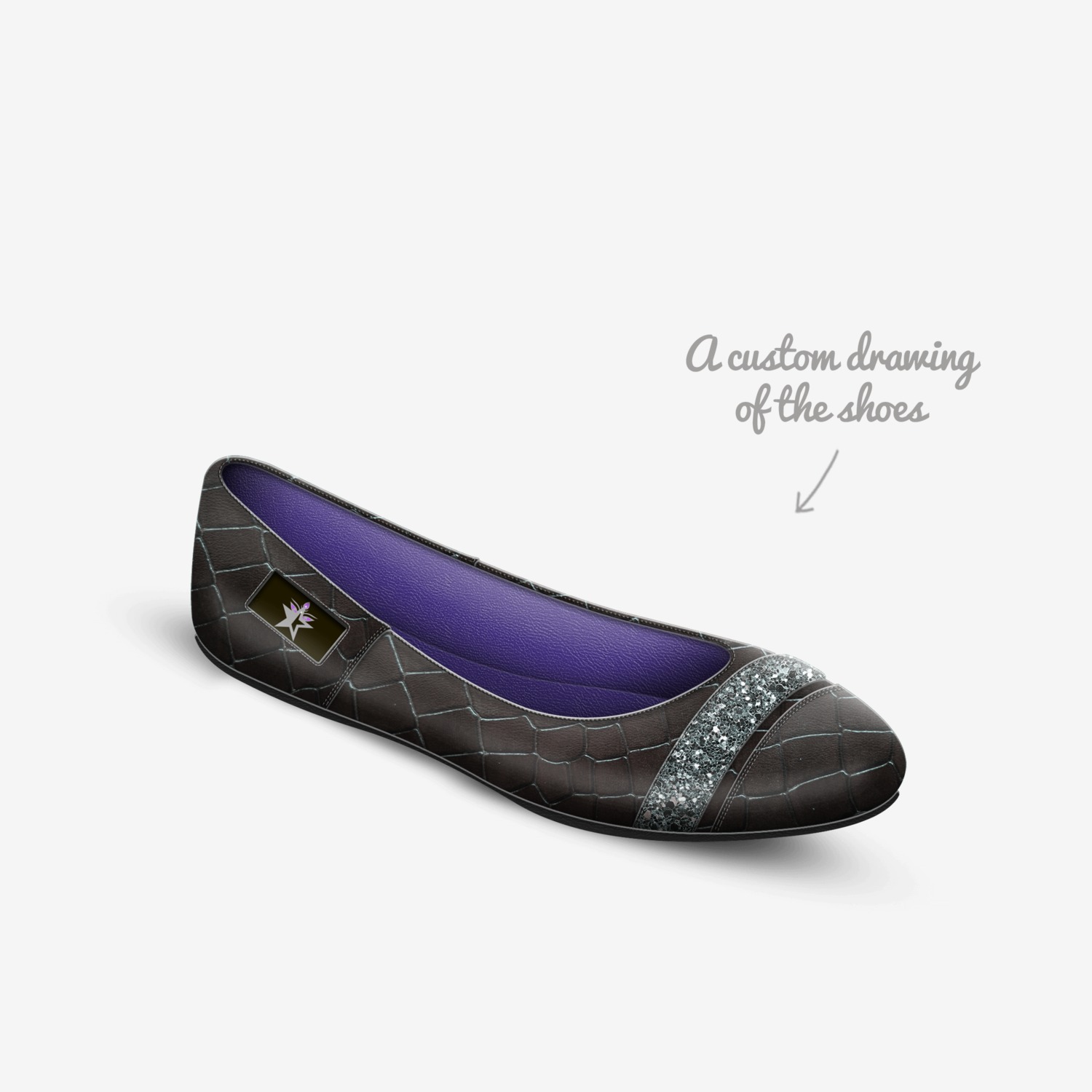 NOMAD DIAMONDS custom made in Italy shoes by Don Thomas | Sketch view