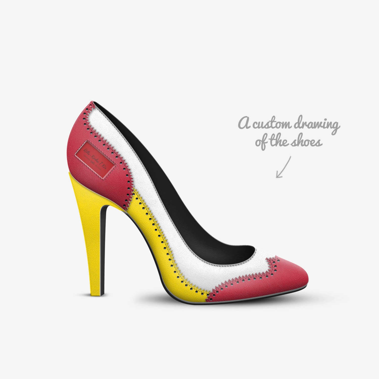 Rilla-Kinka T Kix custom made in Italy shoes by Kinka T Kix | Sketch view