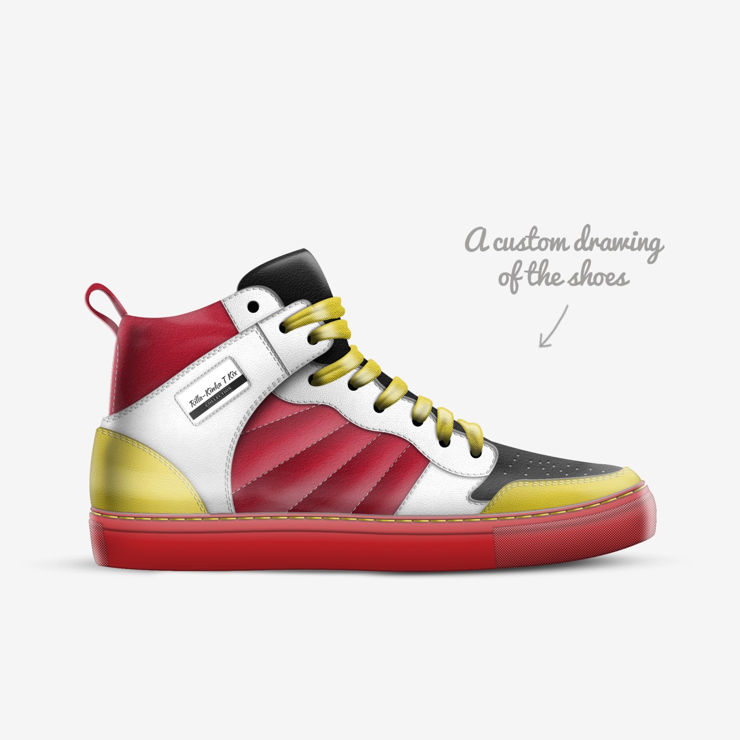 Rilla-Kinka T Kix custom made in Italy shoes by Kinka T Kix | Sketch view