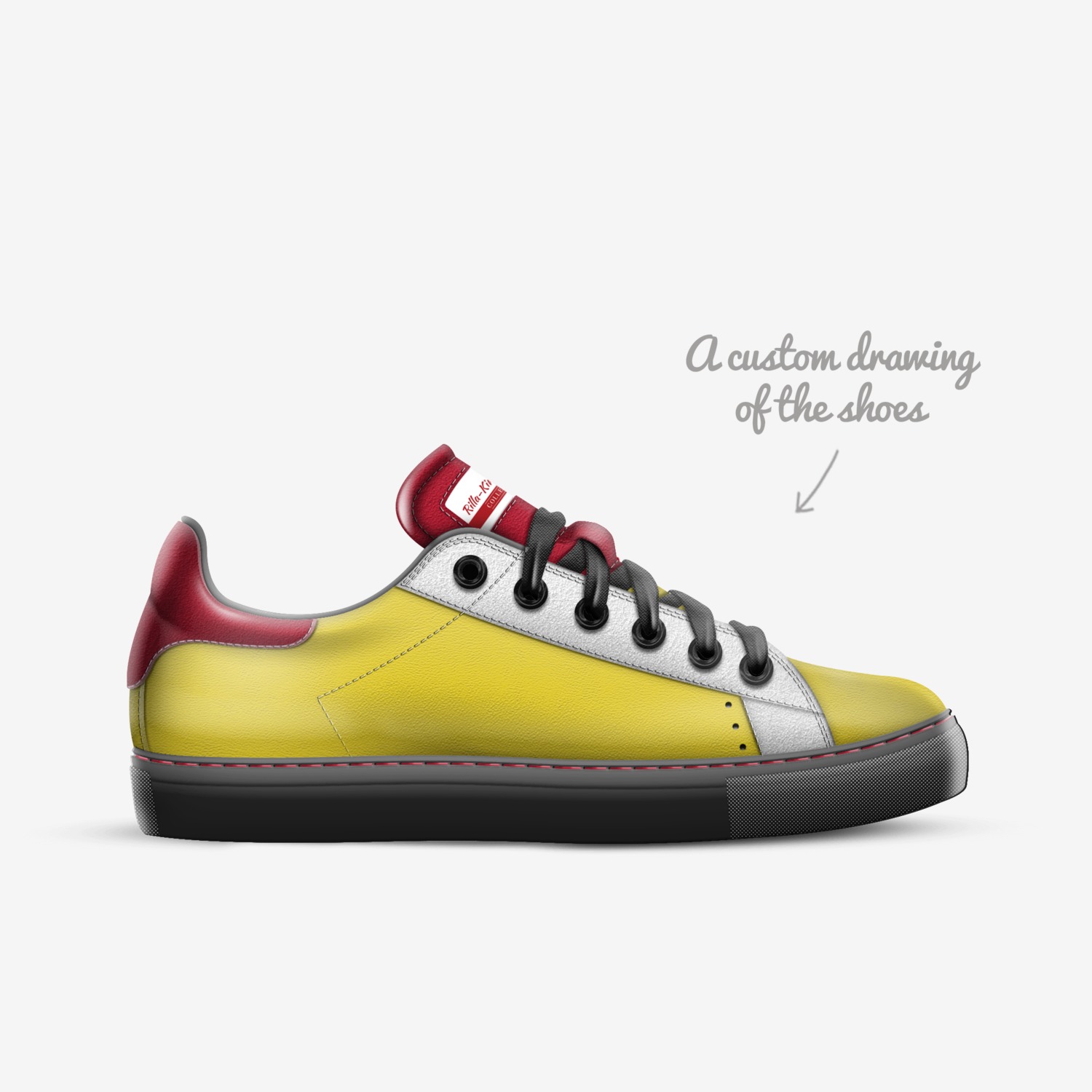 Rilla-Kinka T Kix custom made in Italy shoes by Kinka T Kix | Sketch view
