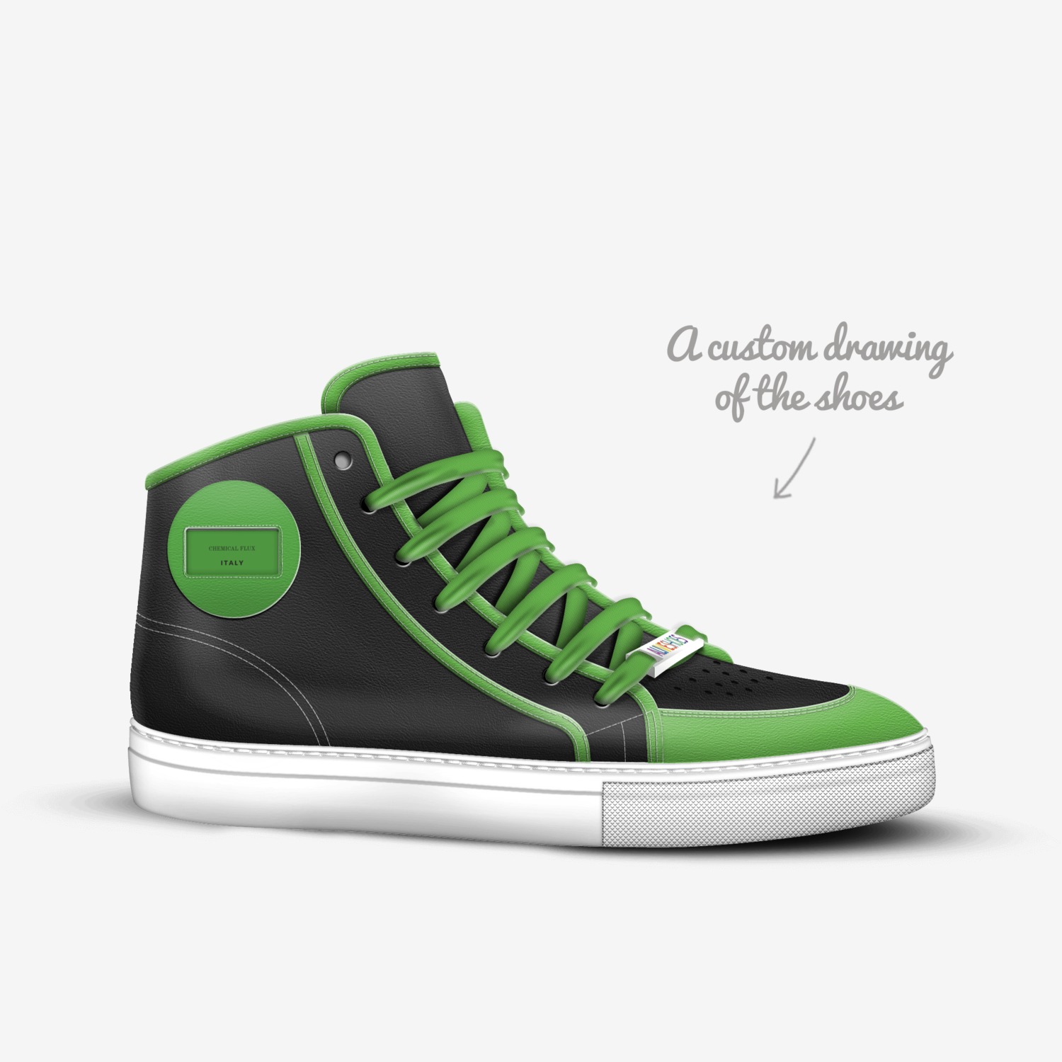 Lawgic  custom made in Italy shoes by Payton N. | Sketch view