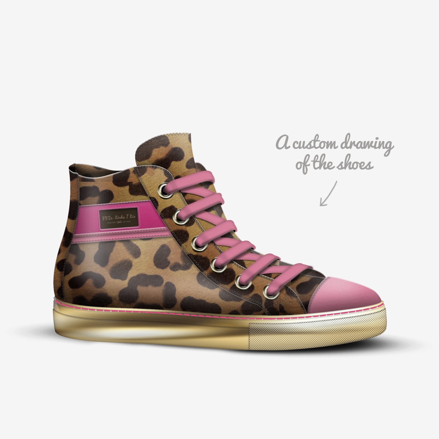 VV2x-Kinka T Kix custom made in Italy shoes by Kinka T Kix | Sketch view