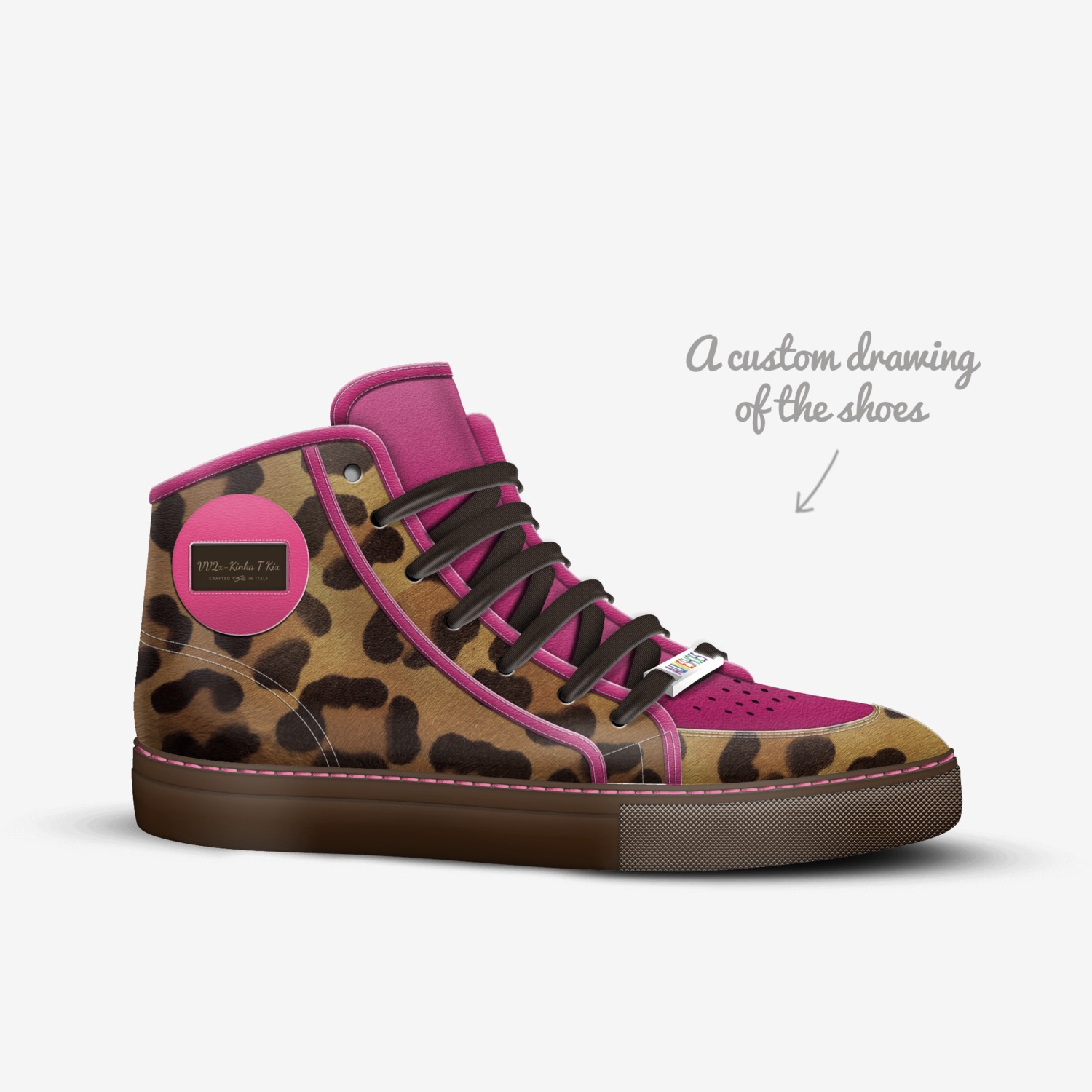 VV2x-Kinka T Kix custom made in Italy shoes by Kinka T Kix | Sketch view