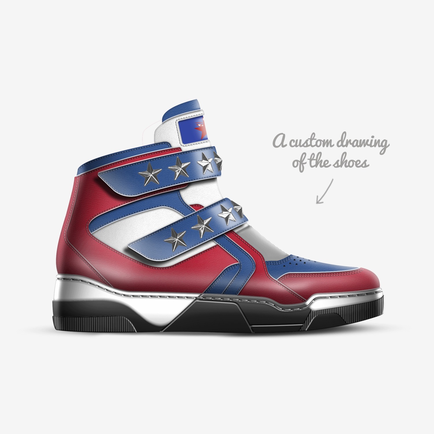 NOMAD USA custom made in Italy shoes by Don Thomas | Sketch view