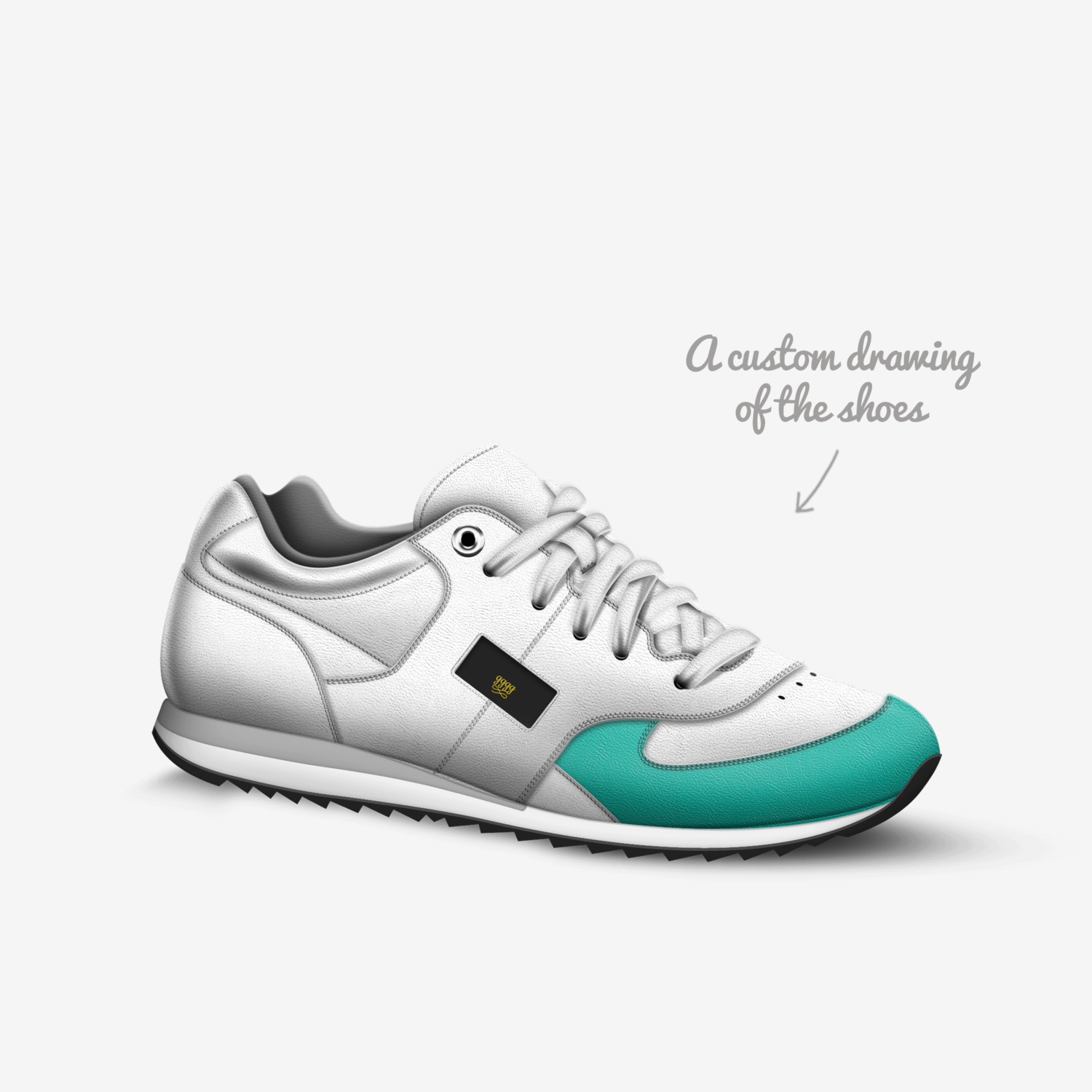 gggg custom made in Italy shoes by Gavin | Sketch view
