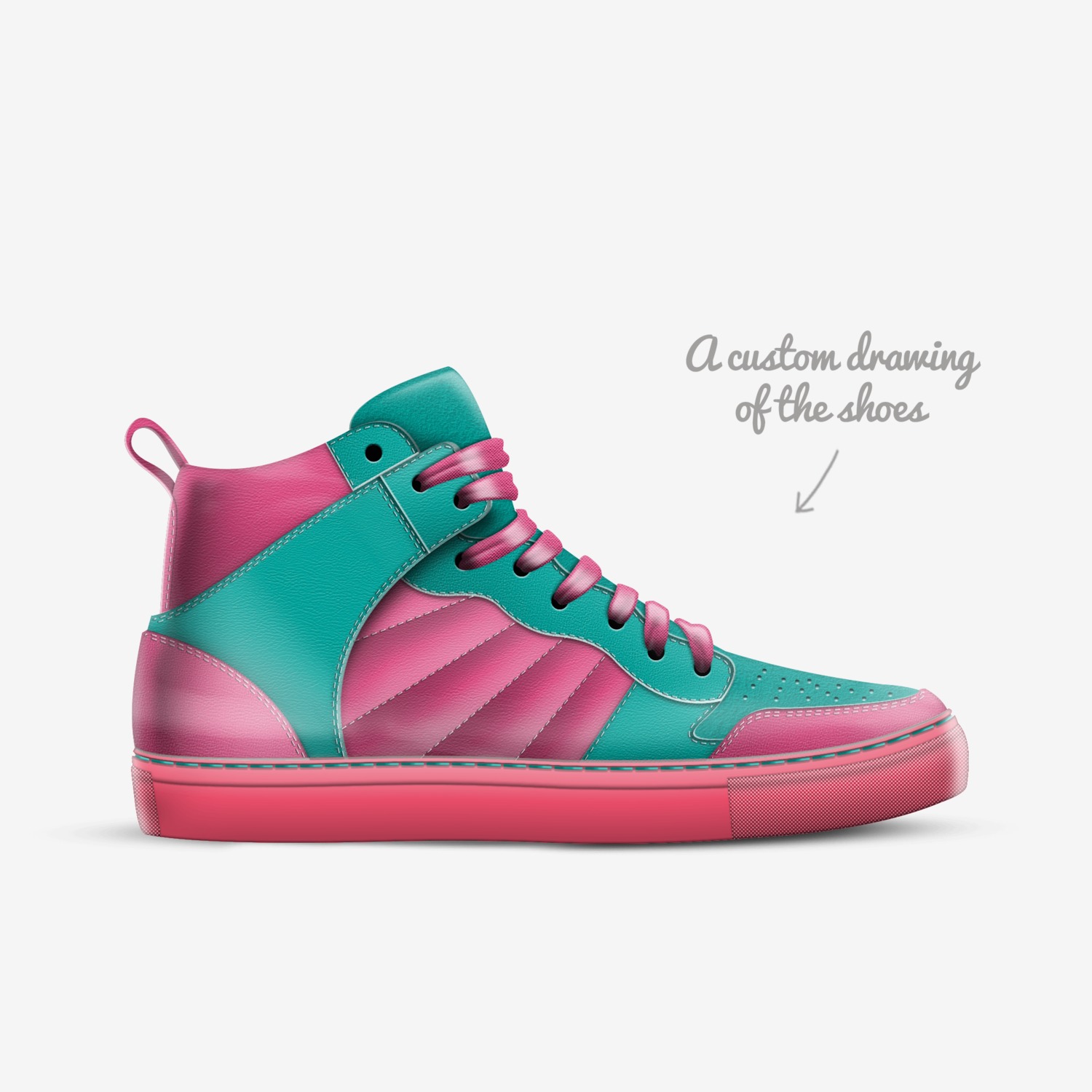 84 Vice custom made in Italy shoes by Crooks | Sketch view
