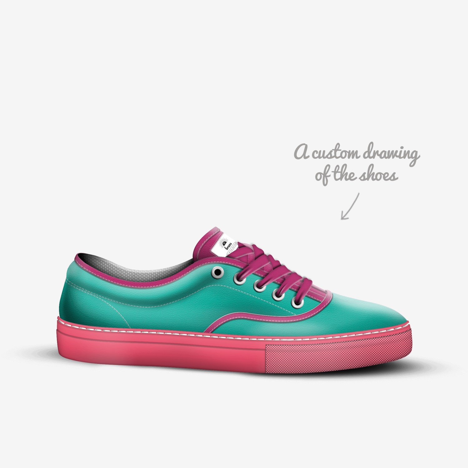 brans custom made in Italy shoes by Gunnar Valur Magnússon | Sketch view