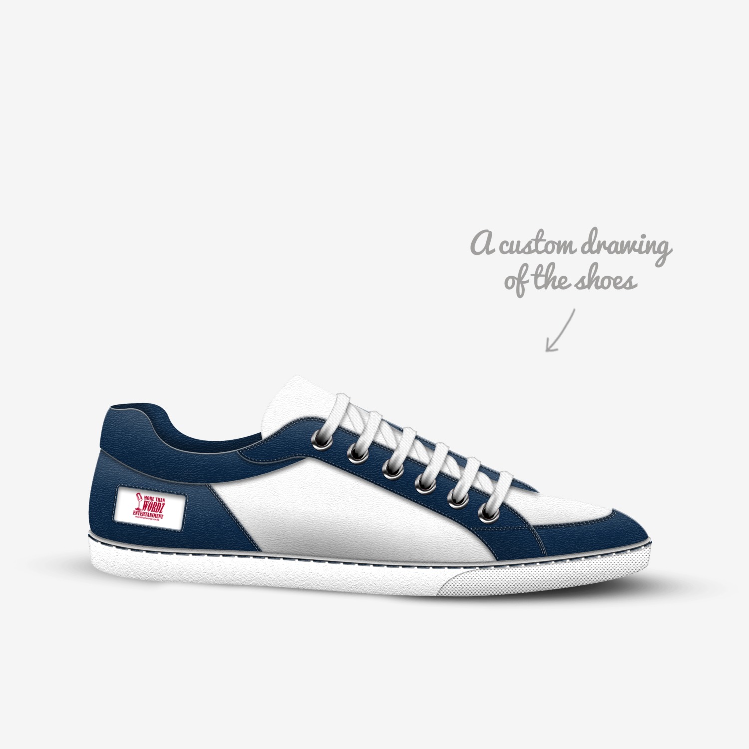 SHOW TIME 2 custom made in Italy shoes by Larry Demarcus Hill | Sketch view