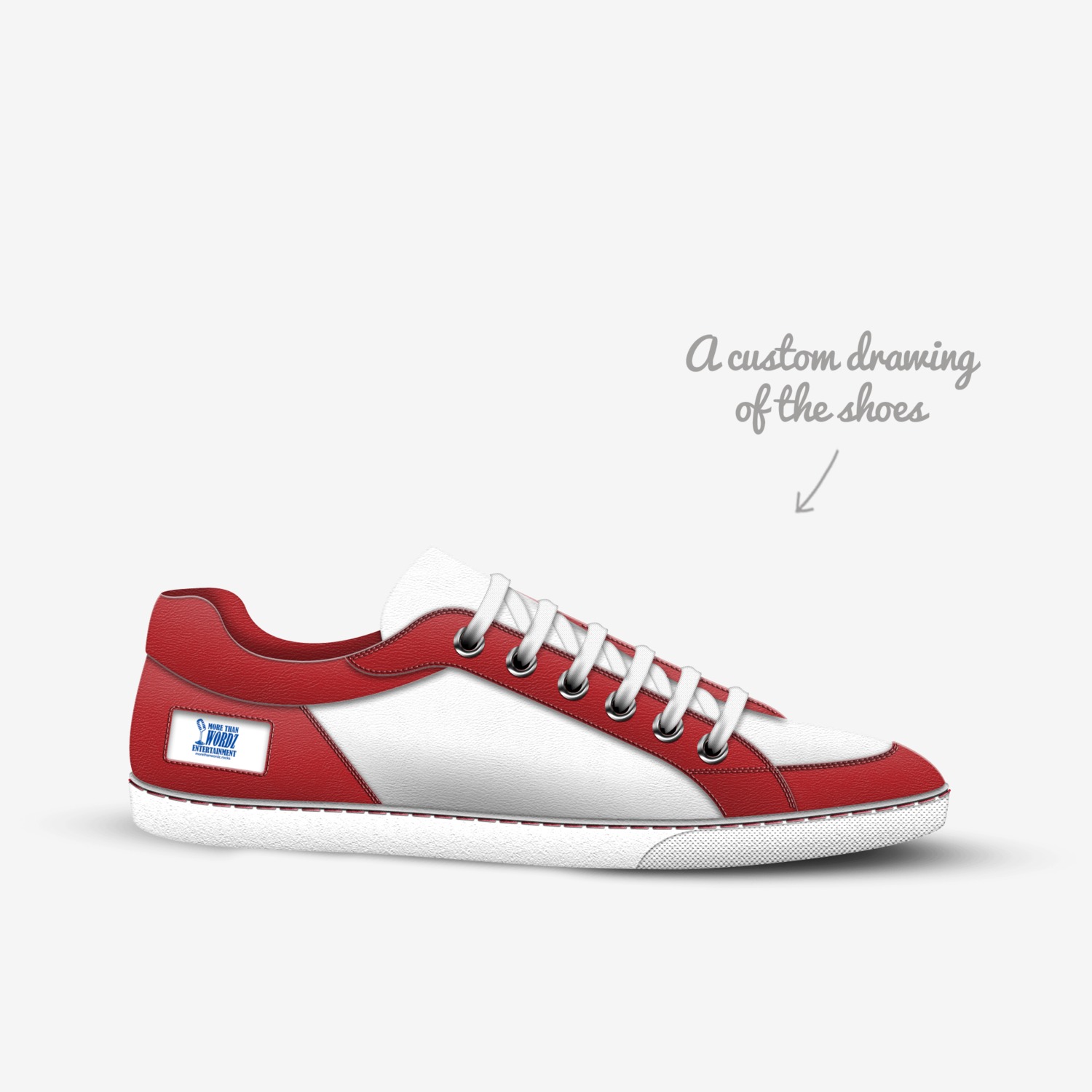 SHOW TIME 3 custom made in Italy shoes by Larry Demarcus Hill | Sketch view