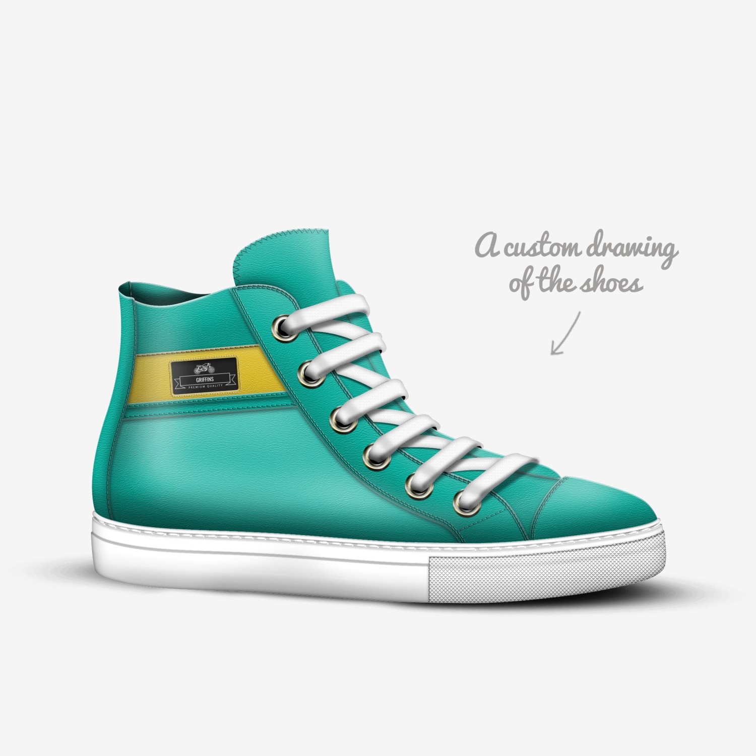 griffins custom made in Italy shoes by Aidangriffin | Sketch view