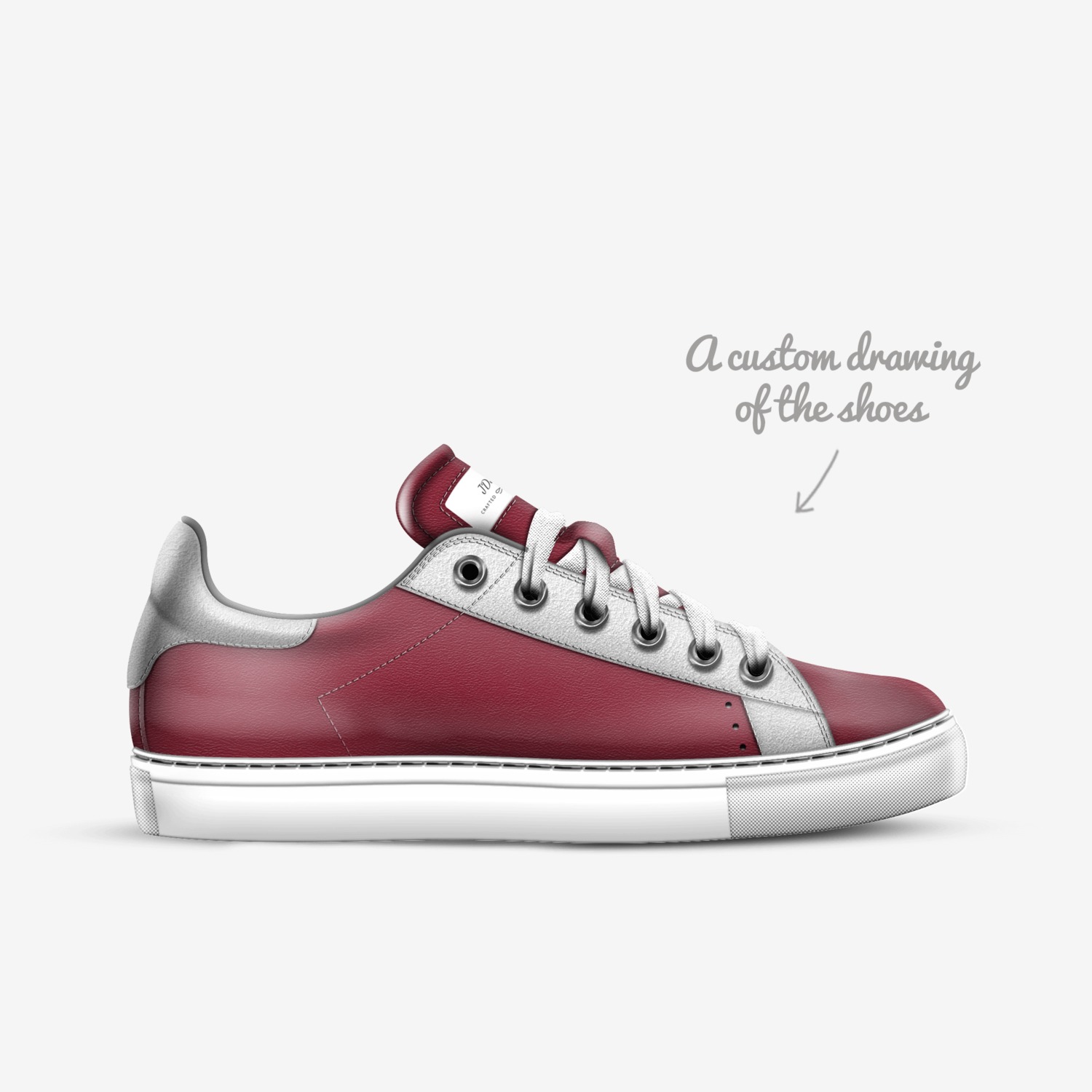 JDolls custom made in Italy shoes by Jamerya Kelley | Sketch view