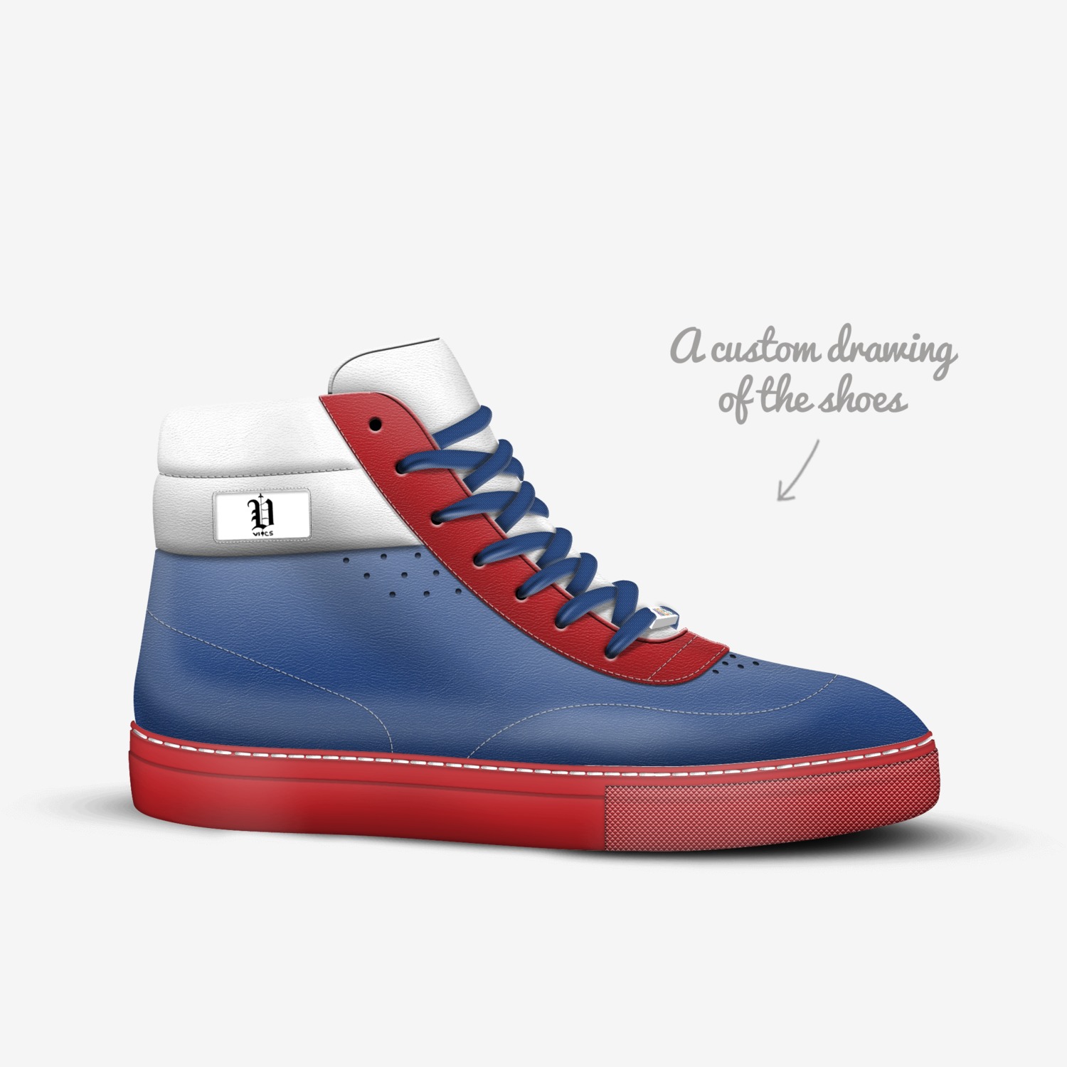 Vic's russia custom made in Italy shoes by Brayden Murphy | Sketch view