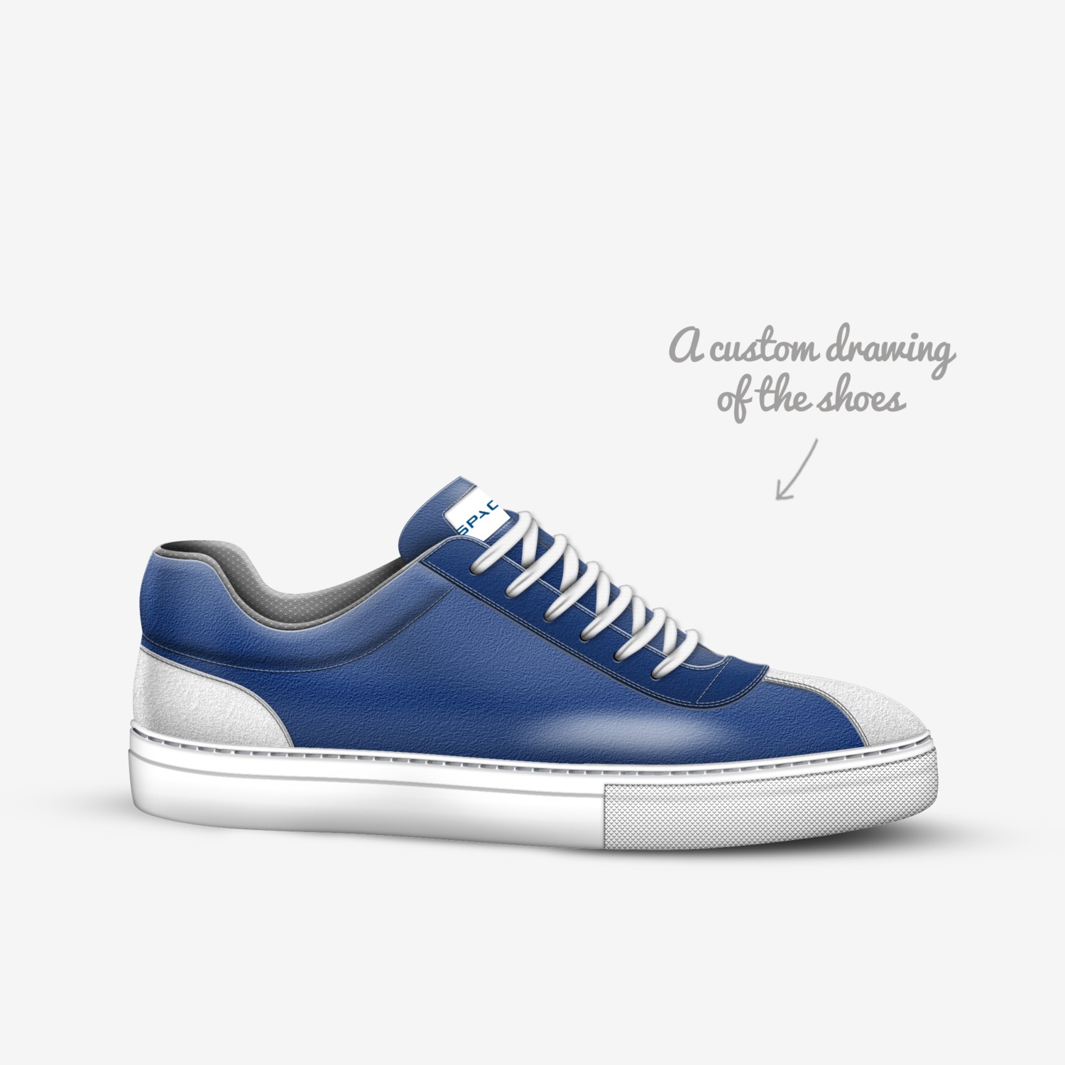 Bee custom made in Italy shoes by Benas Bitvinskas | Sketch view