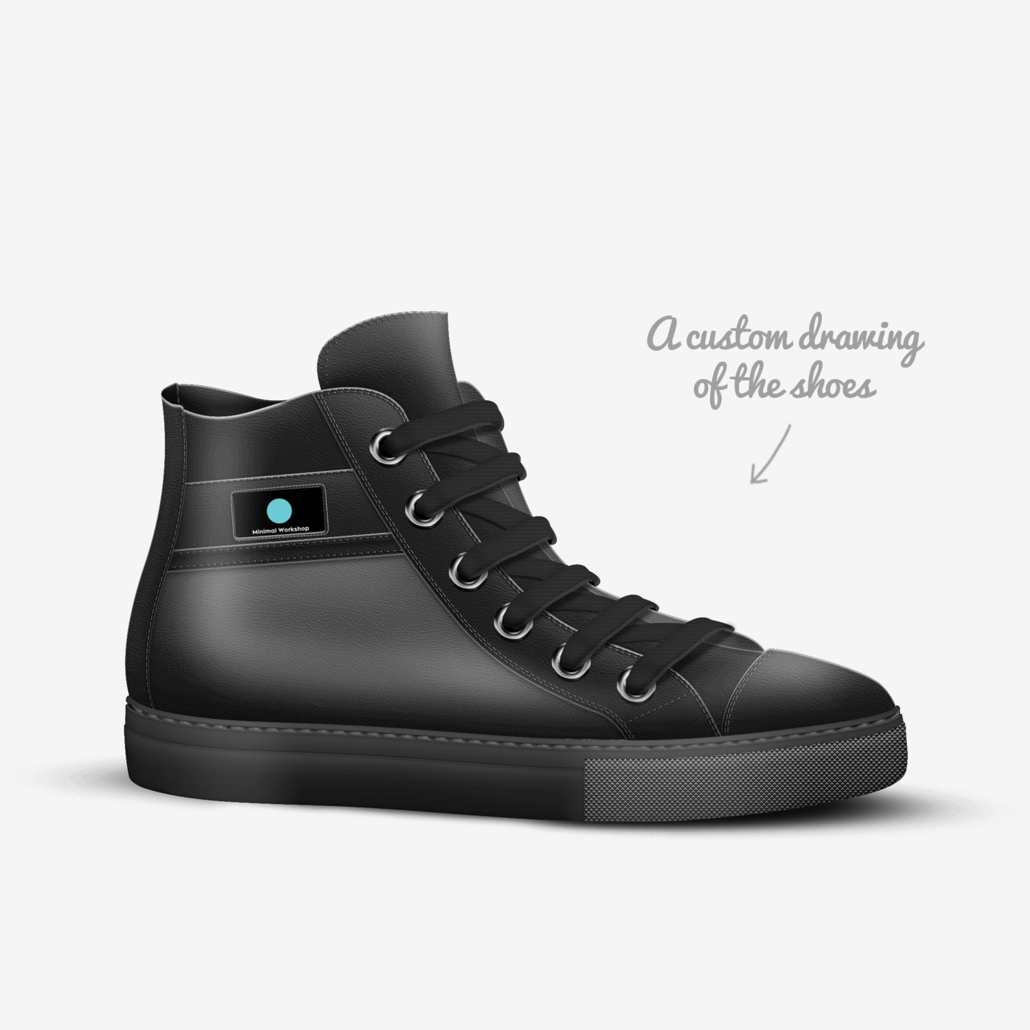 Helicopter  custom made in Italy shoes by Helicopter Maipai | Sketch view