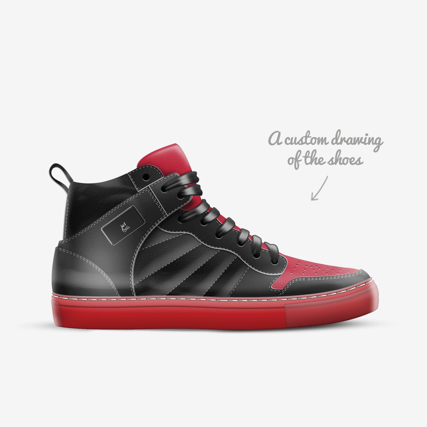 ja1 custom made in Italy shoes by Janluiscepeda | Sketch view