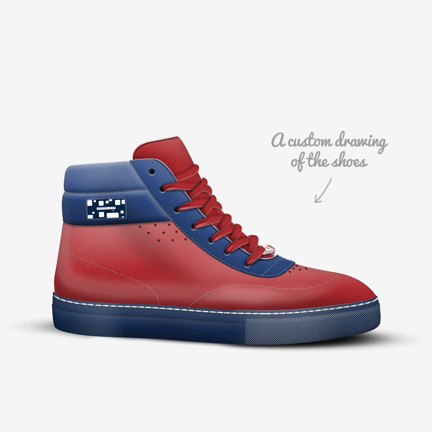 Speed_air custom made in Italy shoes by Taylor Middaugh | Sketch view