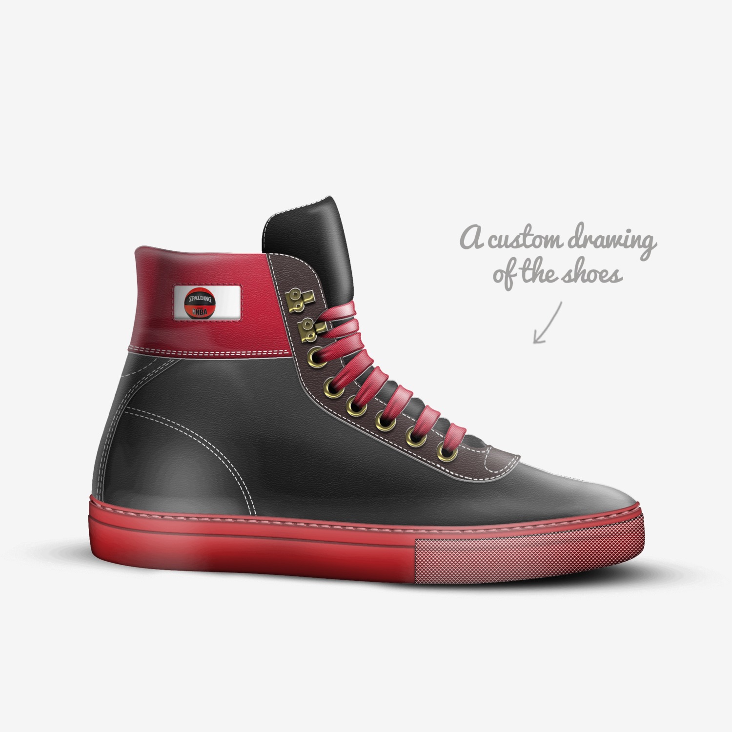Fuck custom made in Italy shoes by 21 Savage | Sketch view