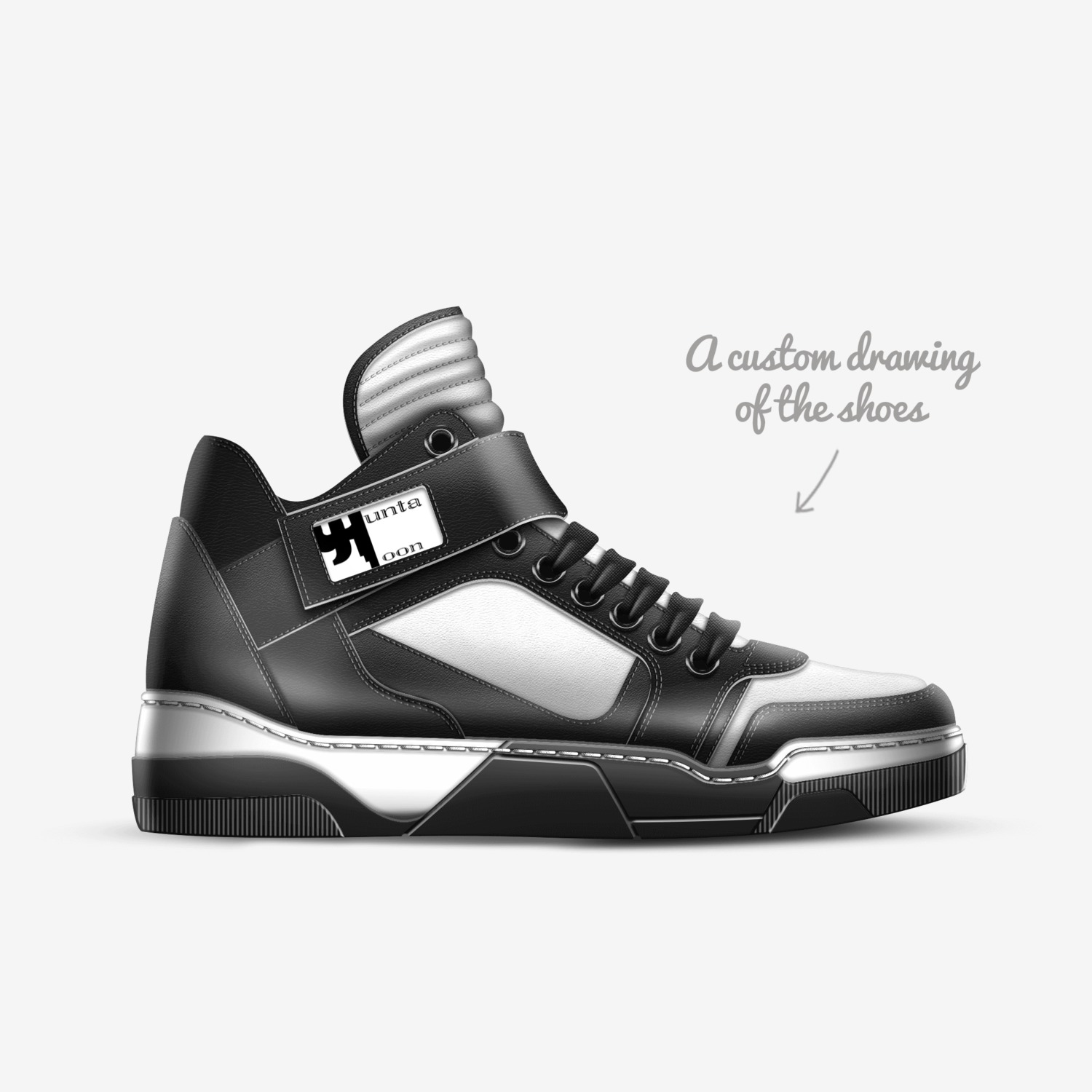 Hunta Moon, LLC custom made in Italy shoes by Hunta Moon, Llc | Sketch view