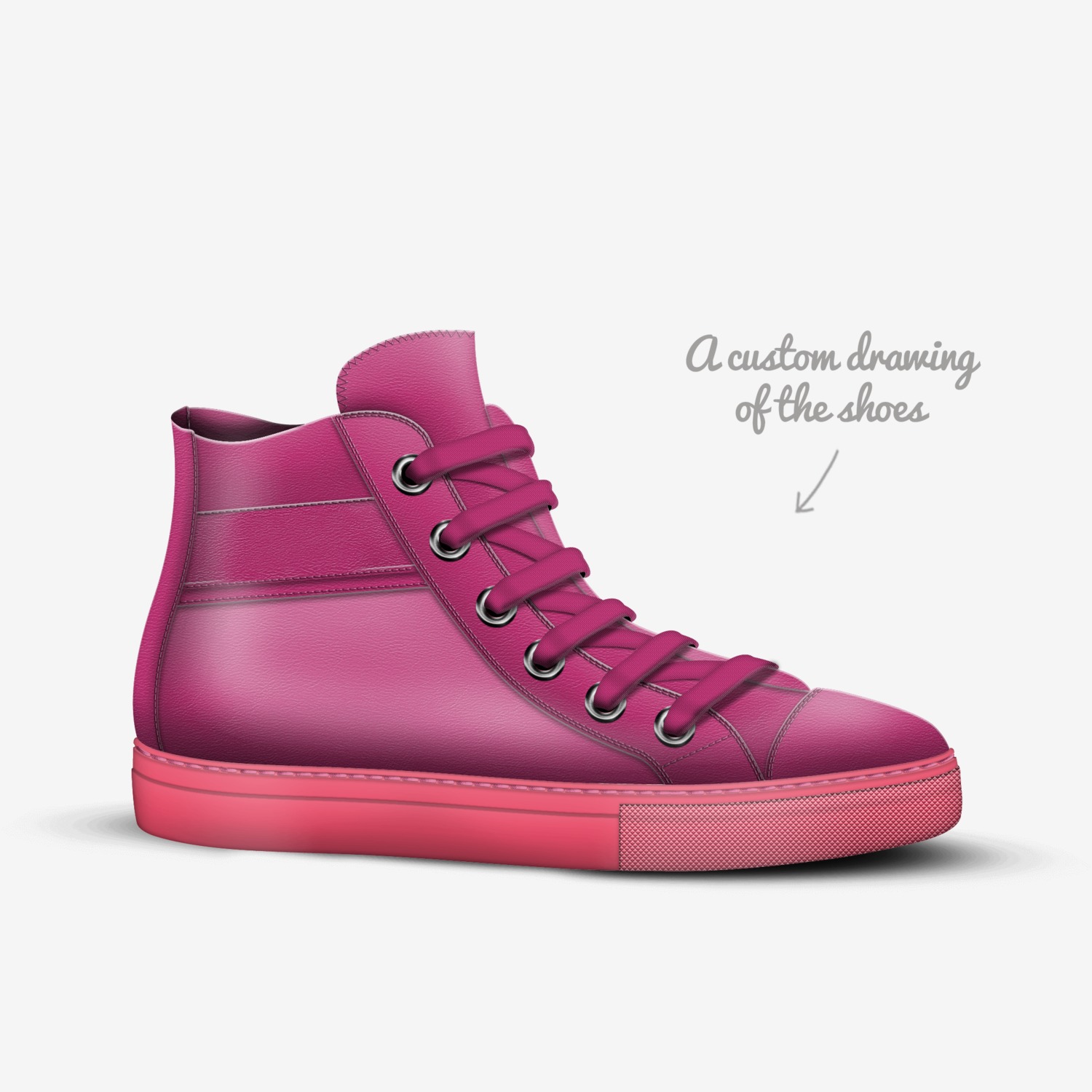 Tims custom made in Italy shoes by Tim | Sketch view