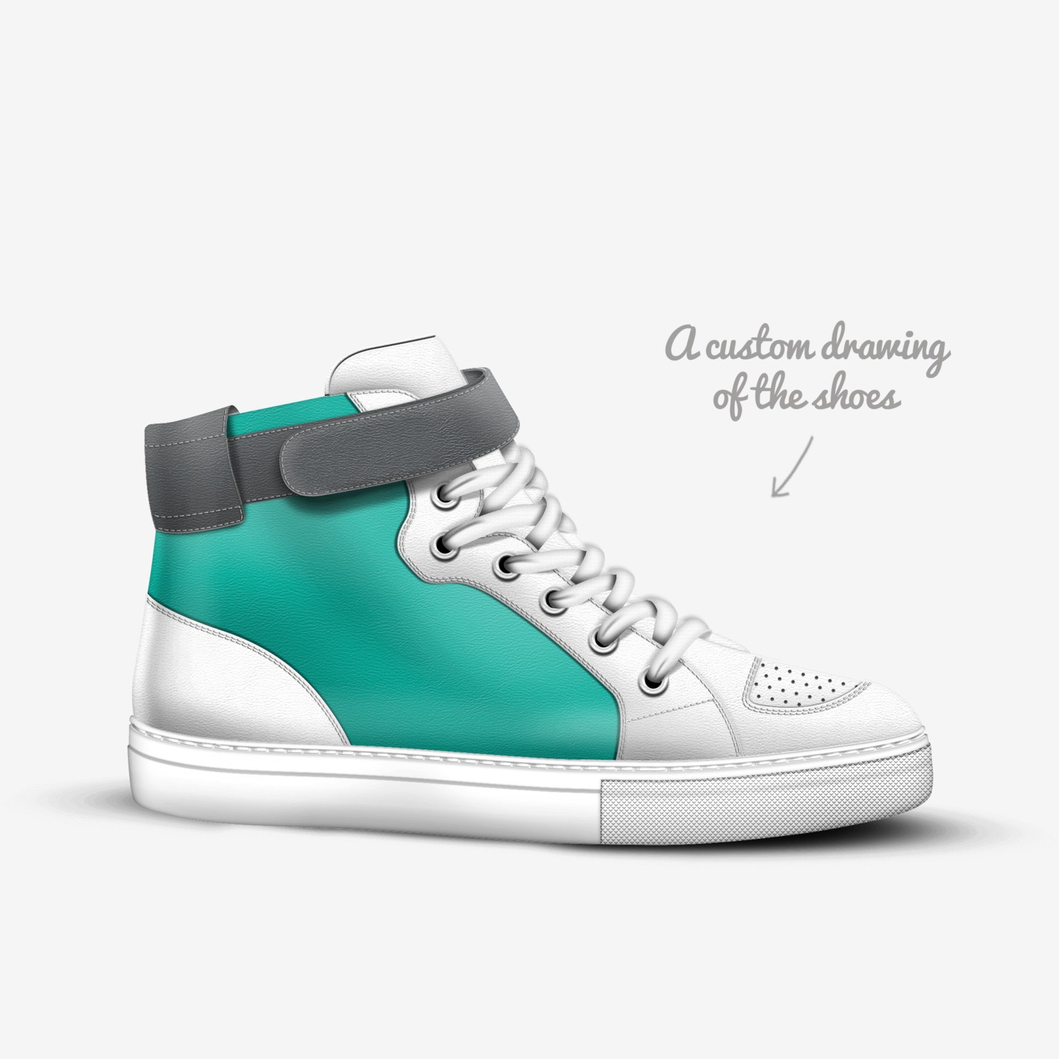 Rocket Shoes custom made in Italy shoes by Artur Carvalho | Sketch view