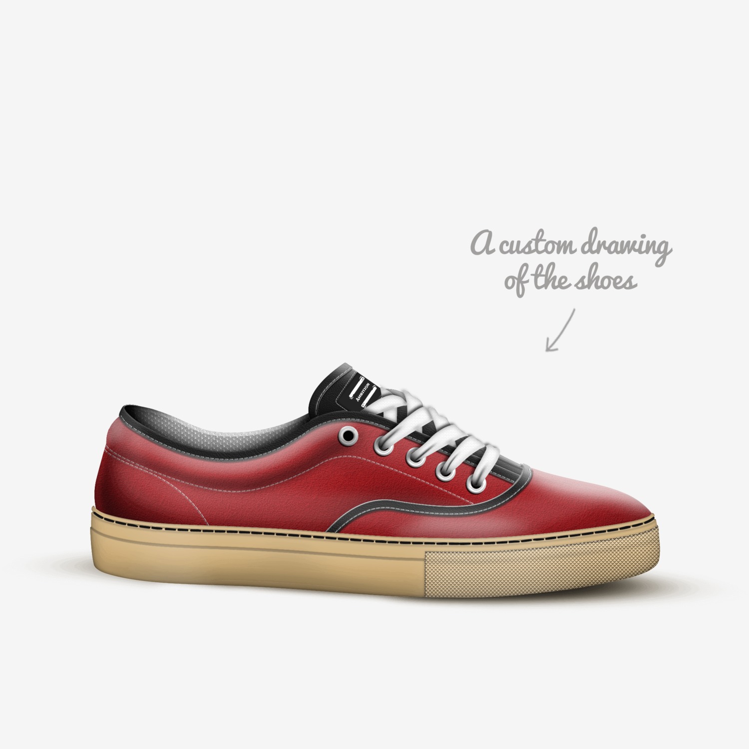 Lonely Prk custom made in Italy shoes by Joshua Tibbs | Sketch view