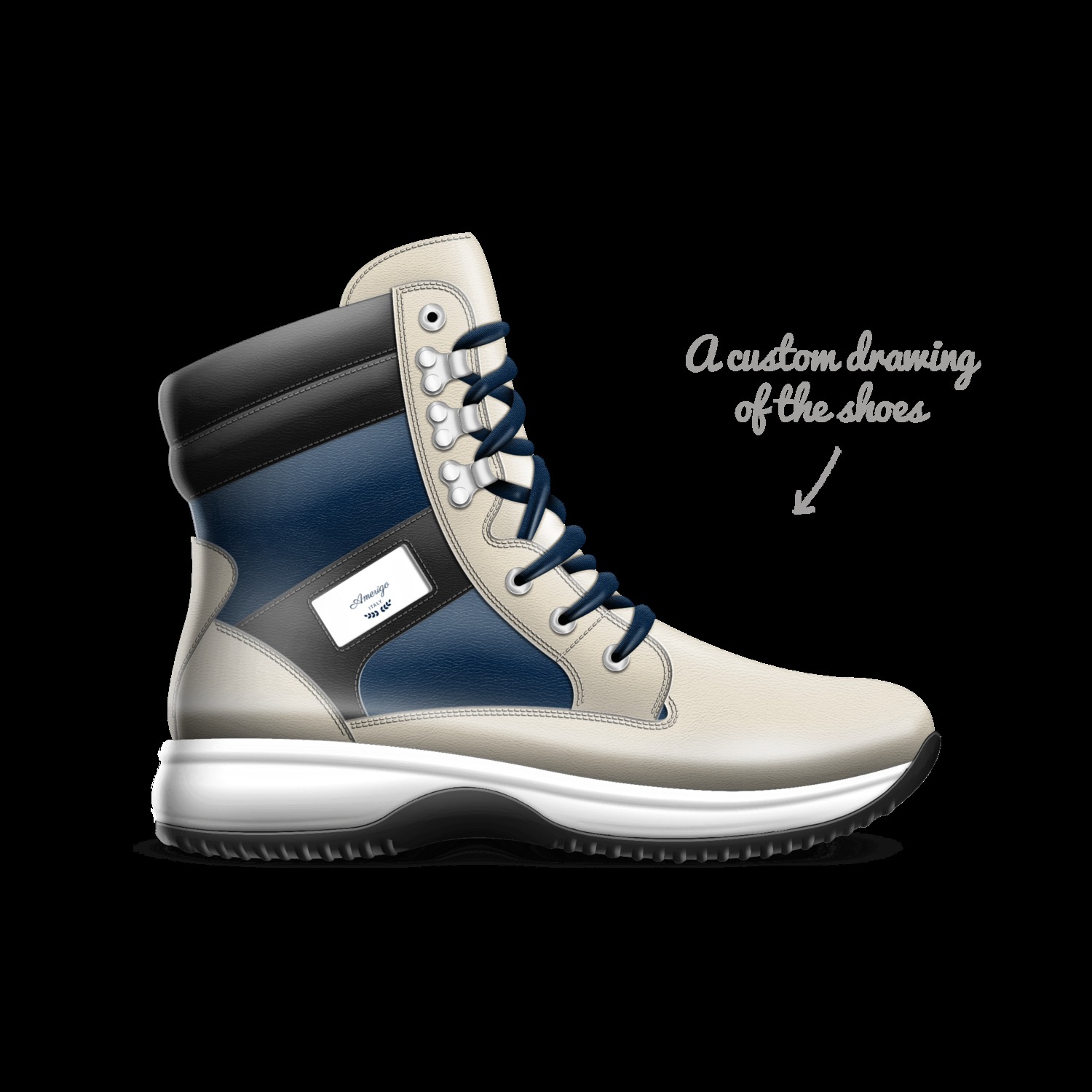 Amerigo A Custom Shoe concept by Jaden Bouldin miller