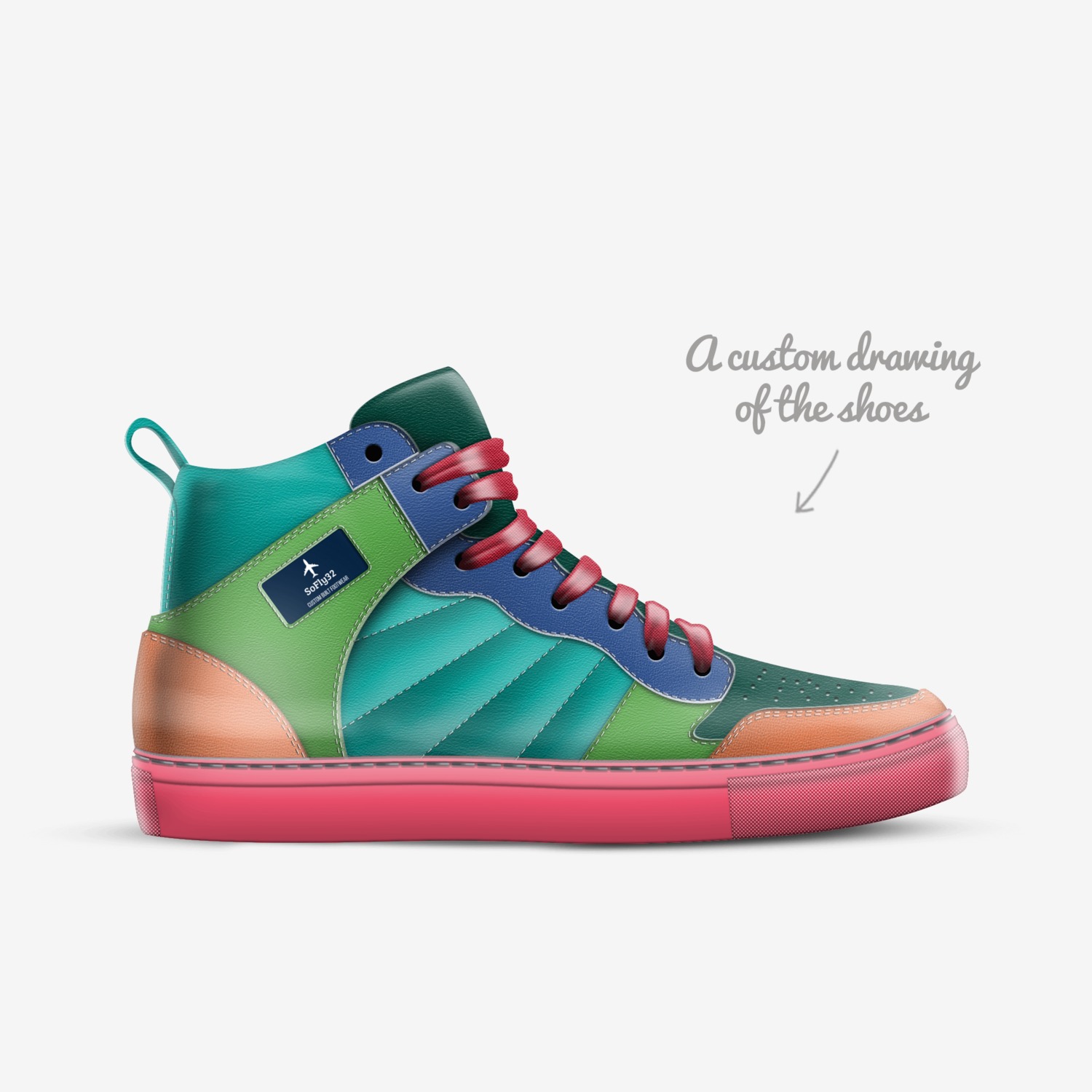SoFly32 custom made in Italy shoes by Raiford Scott Lane | Sketch view