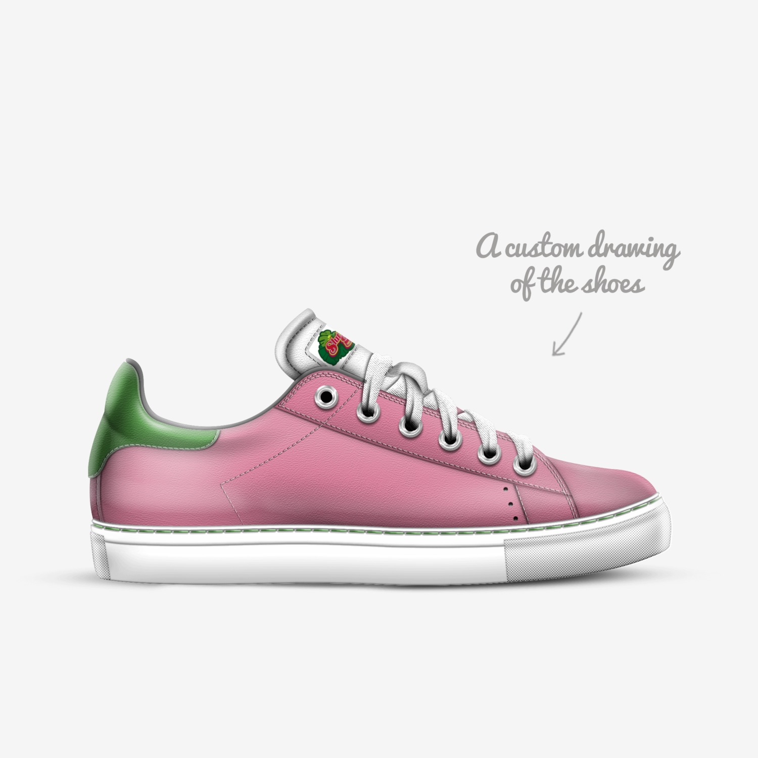 SlutGarden custom made in Italy shoes by Bradley Anderson | Sketch view