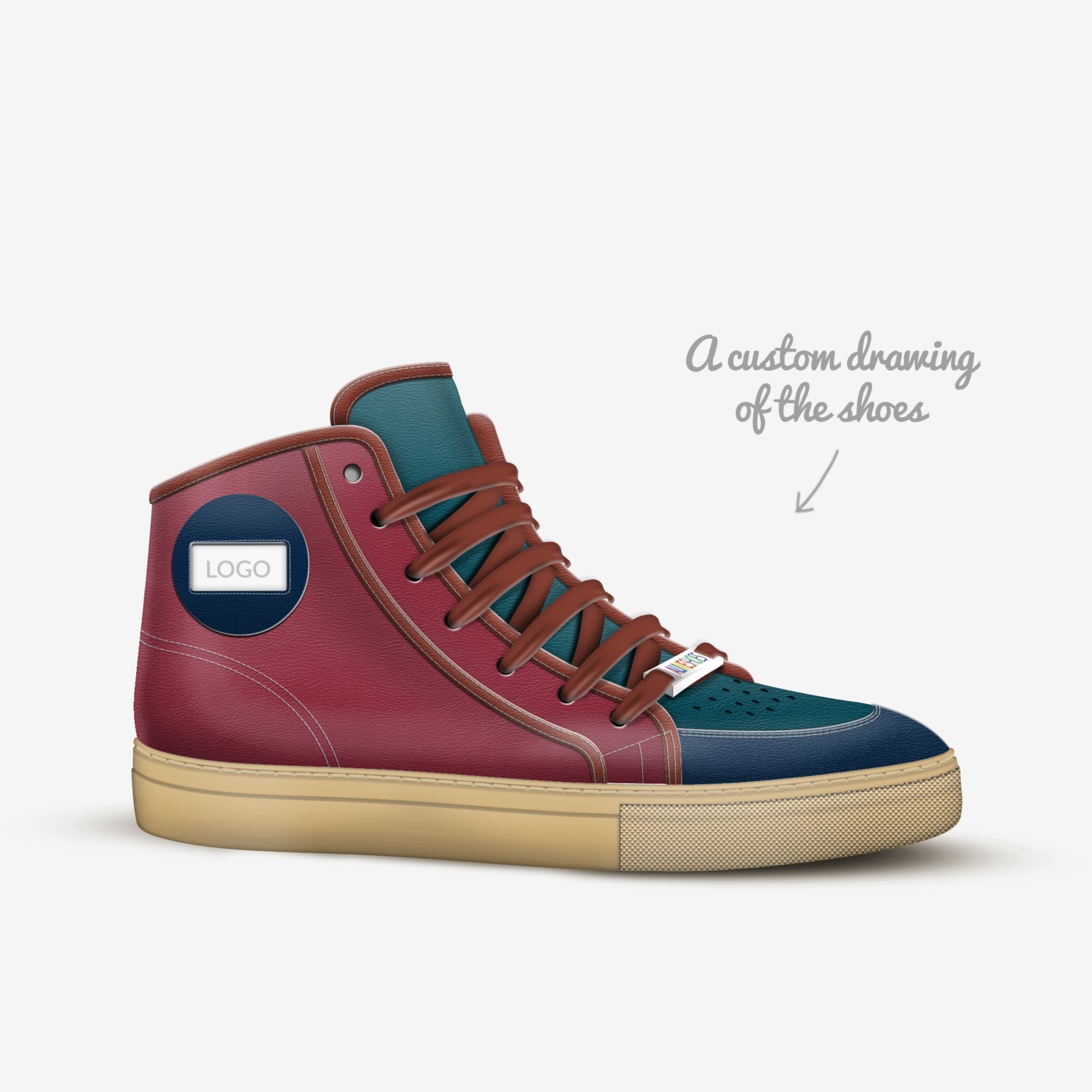 nitram custom made in Italy shoes by Martin Foureau | Sketch view