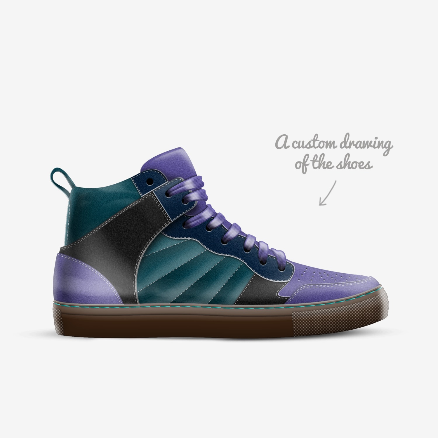 Remy custom made in Italy shoes by Remy Paul | Sketch view