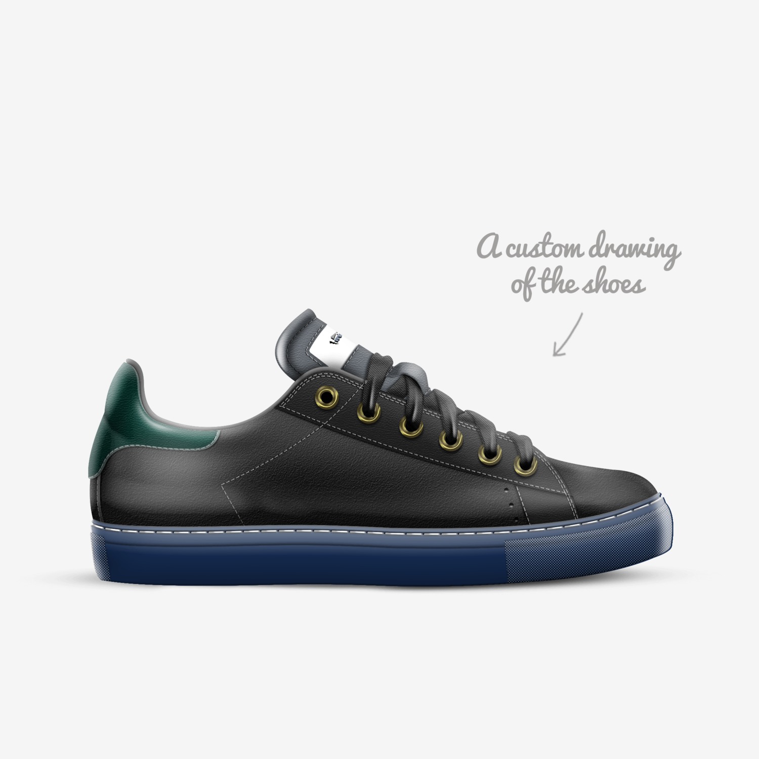 YD custom made in Italy shoes by Wouter van Elsen | Sketch view