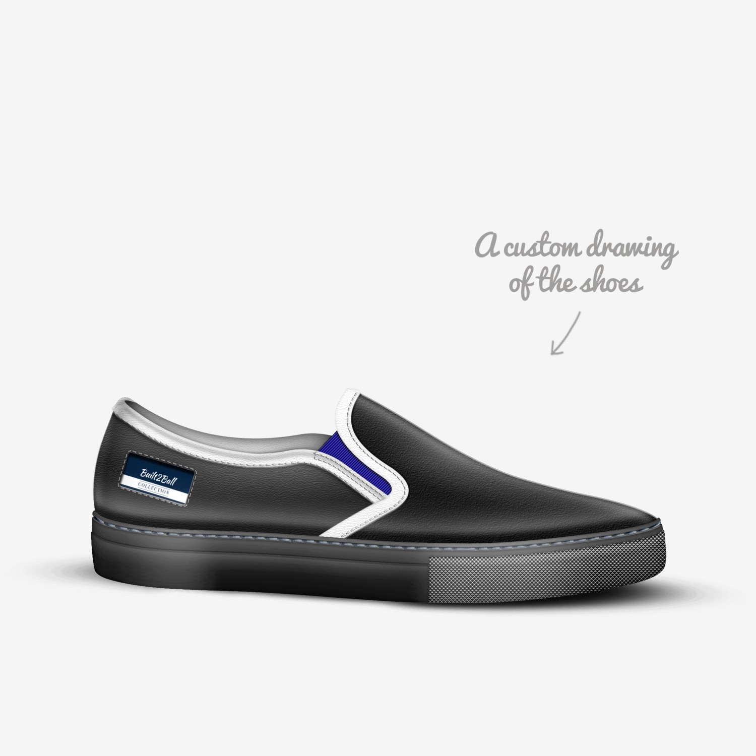 Mac Lucci DPG custom made in Italy shoes by Thomas Granger | Sketch view