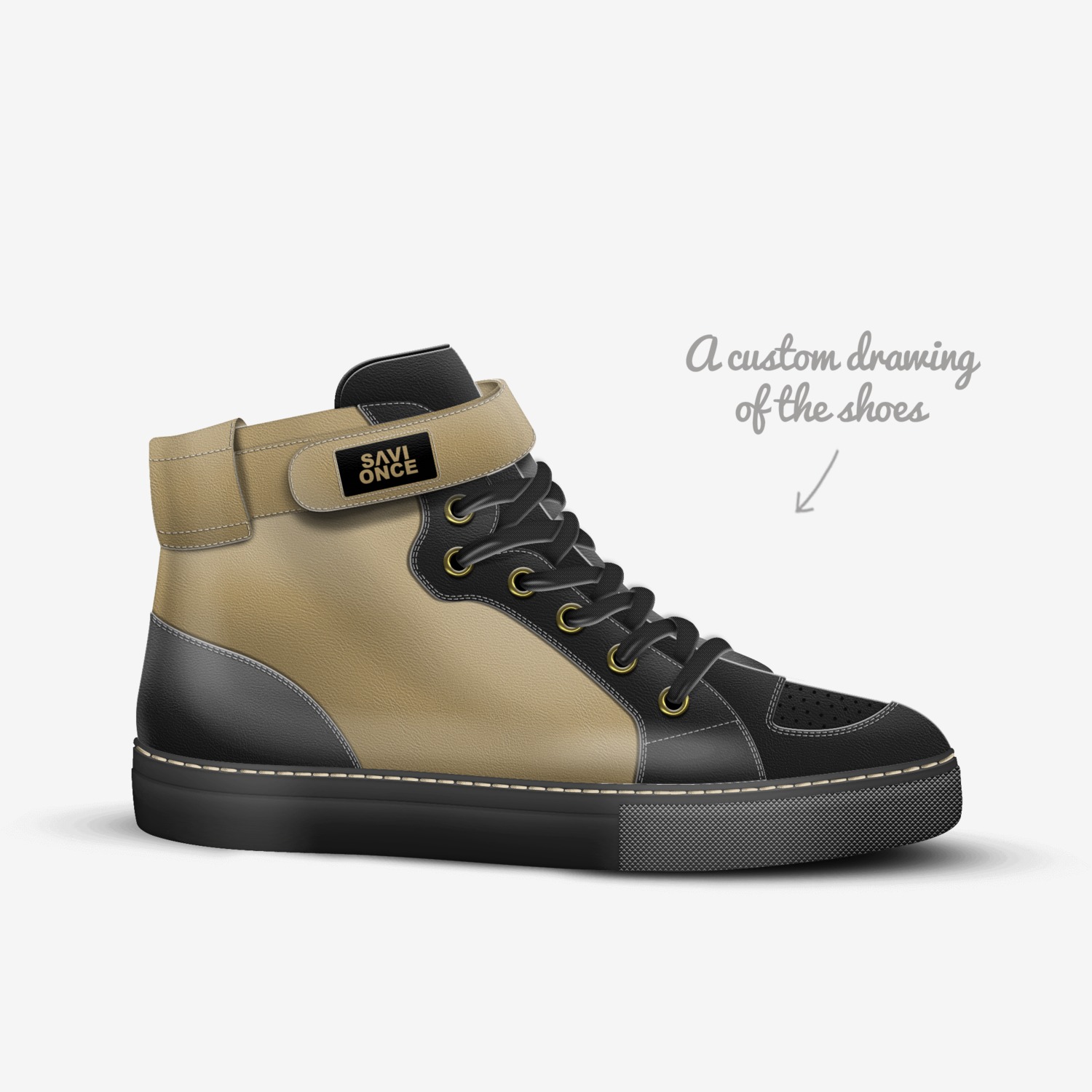 SHOE-VIONCE custom made in Italy shoes by Savionce Lo'Val | Sketch view
