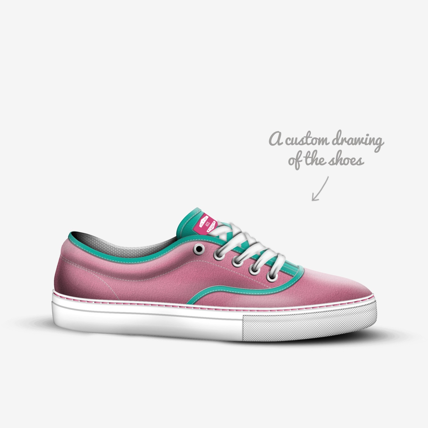 ACS custom made in Italy shoes by Junior Mhlanga | Sketch view