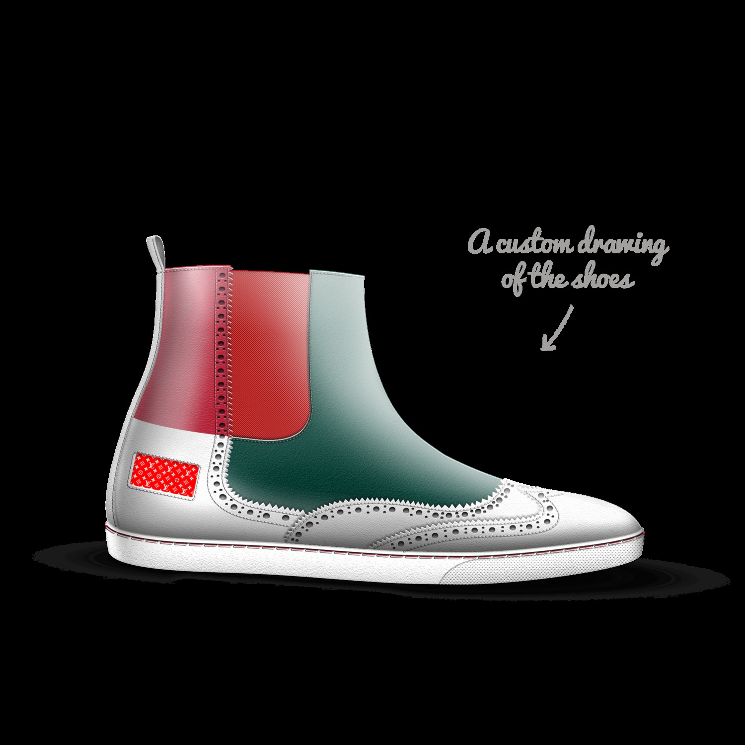 goat custom shoes